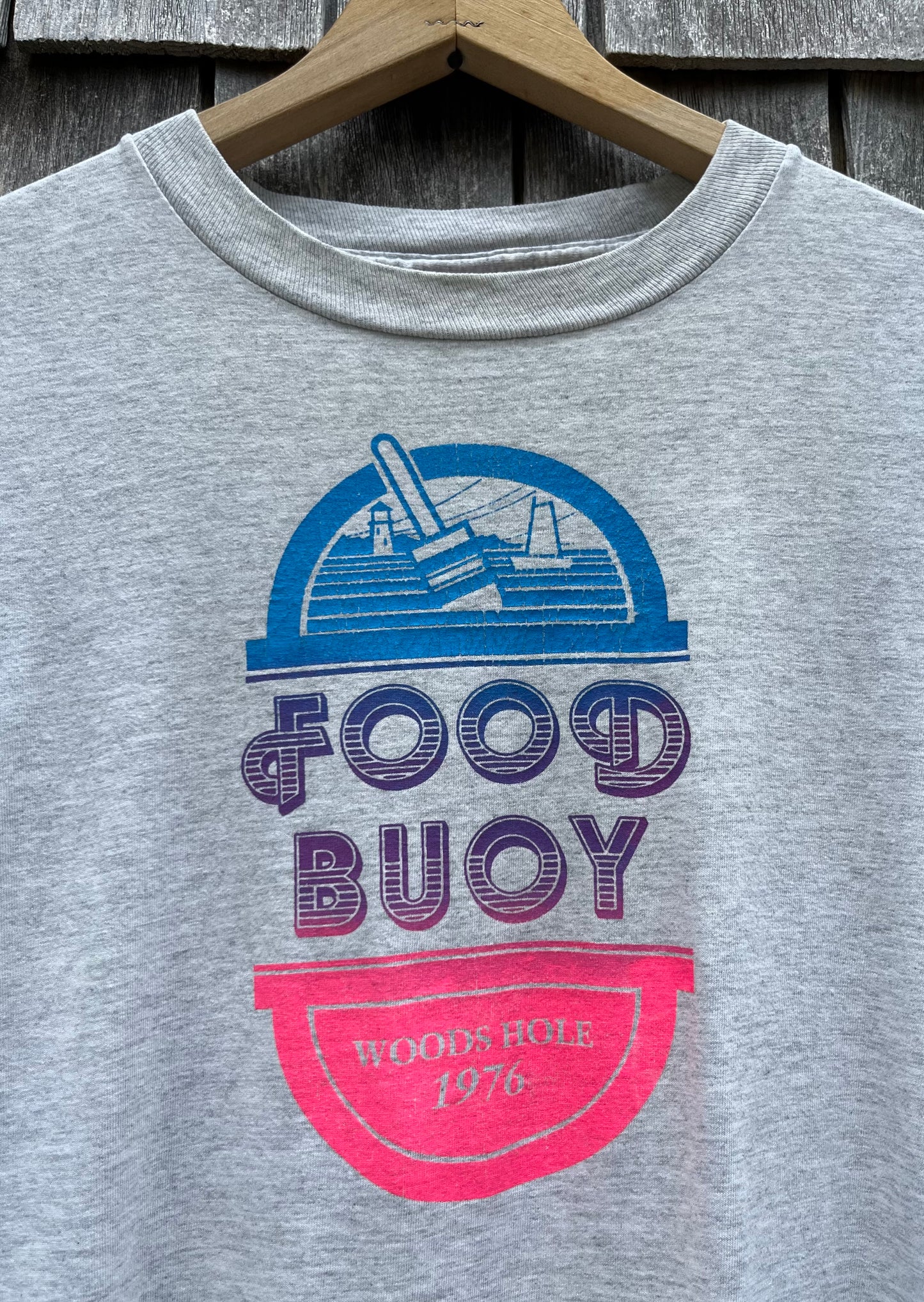 90s Food Buoy Woods Hole T-Shirt XL