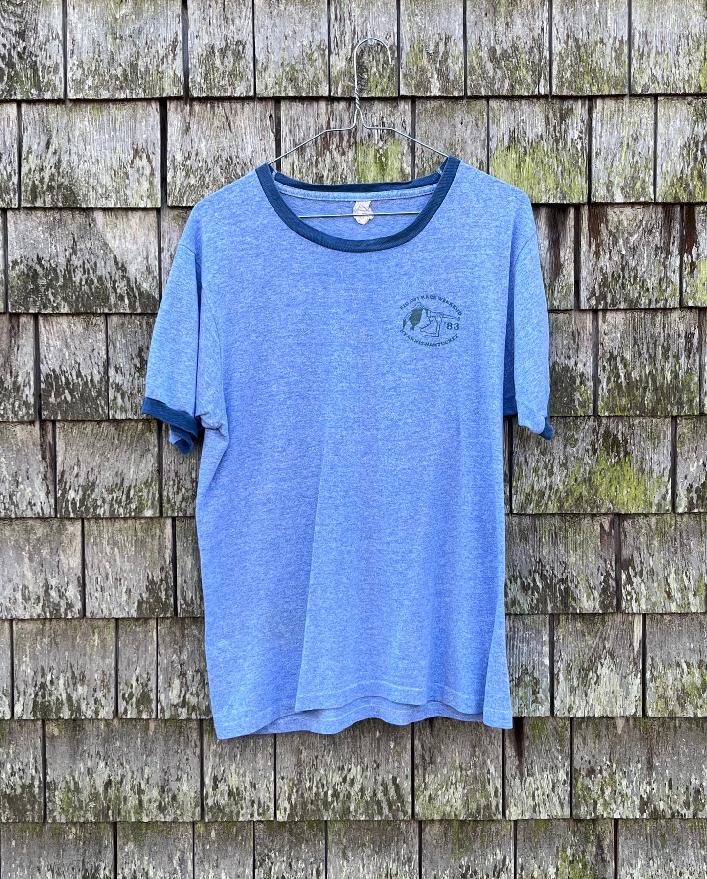 80s Nantucket Figawi Ringer T-Shirt (M)
