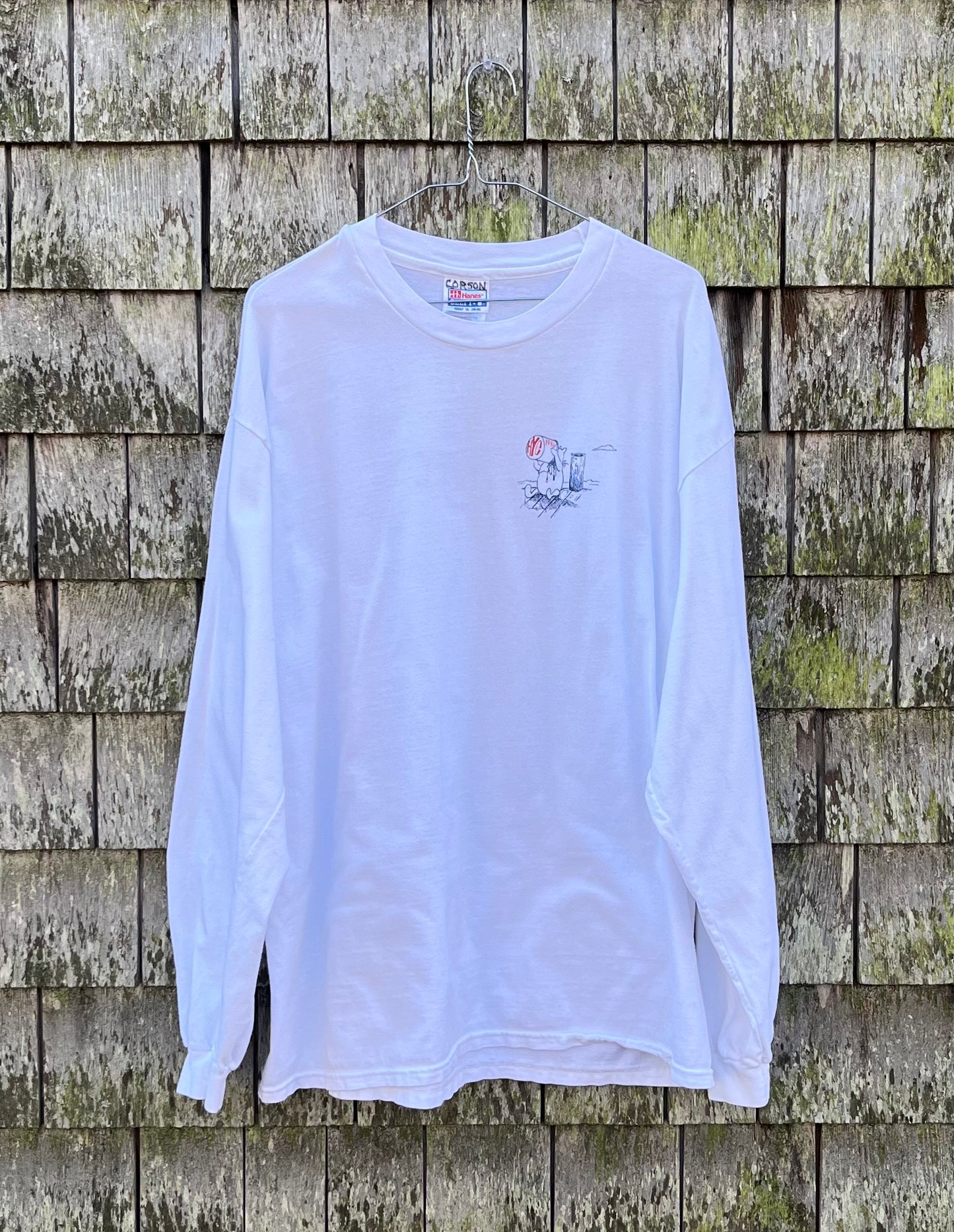 90s Hyannis Yacht Club Invitational Race Winnie The Pooh Long Sleeve T-Shirt (L/XL)
