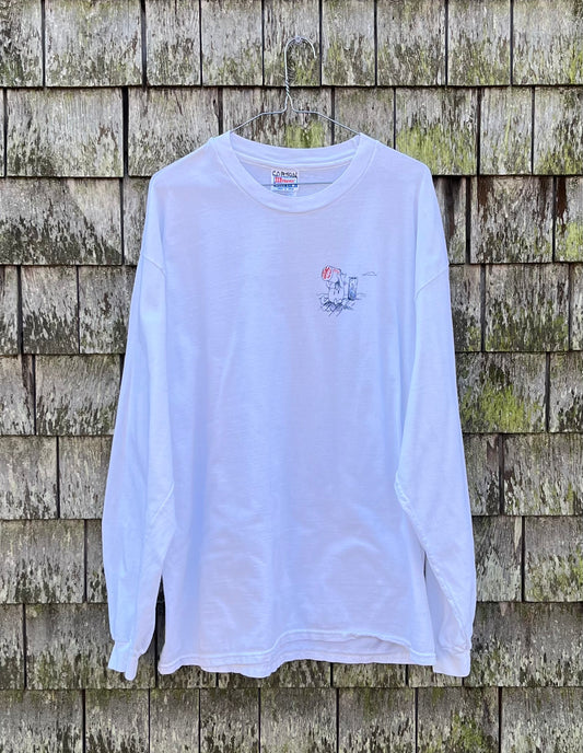 90s Hyannis Yacht Club Invitational Race Winnie The Pooh Long Sleeve T-Shirt (L/XL)