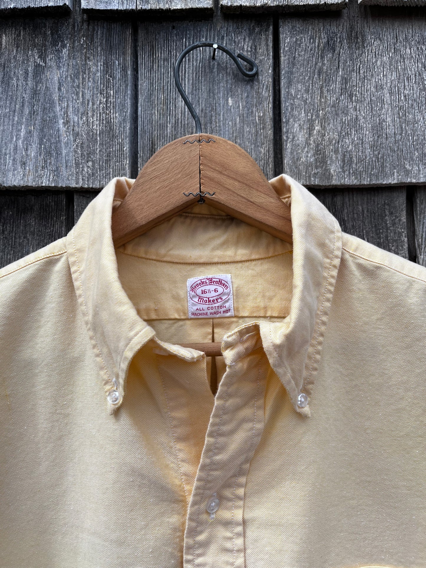 70s Brooks Brothers Makers Oxford Cloth Button Down Shirt (16/6)