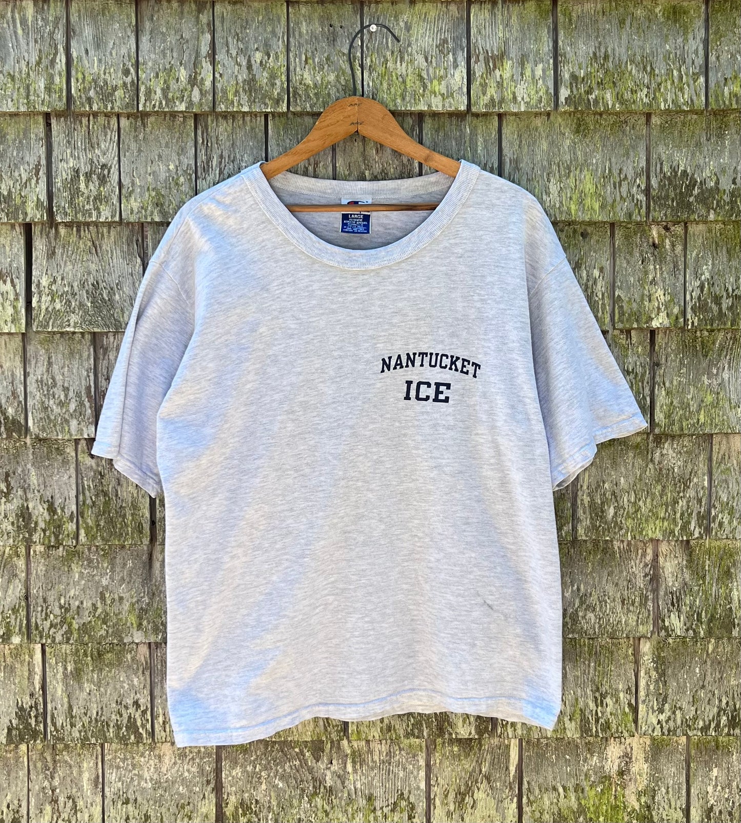 90s Champion Nantucket Ice Hockey T-Shirt (L)