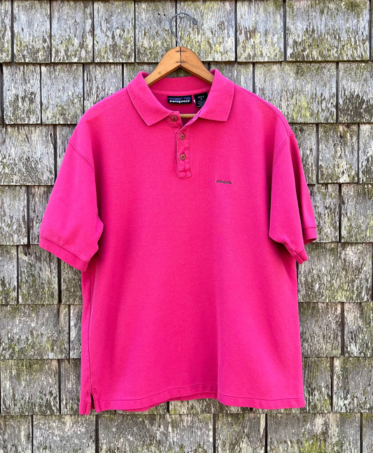 90s Patagonia Cotton Piqué Polo Shirt (M/L)