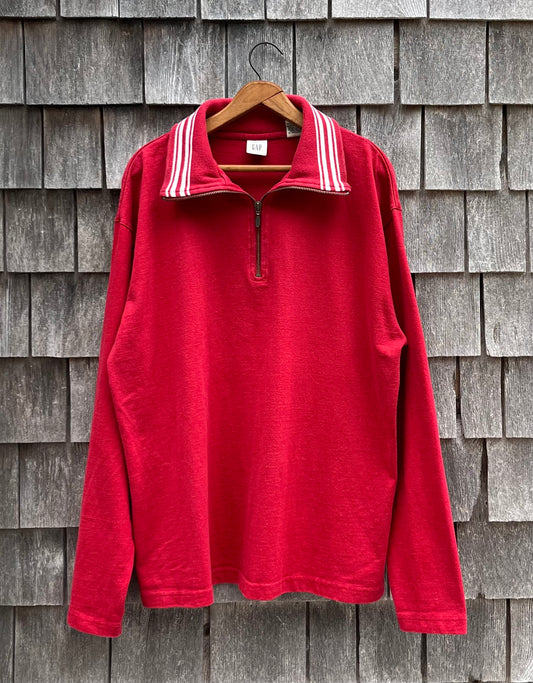 00s GAP Cotton Quarter Zip Pullover (L/XL)