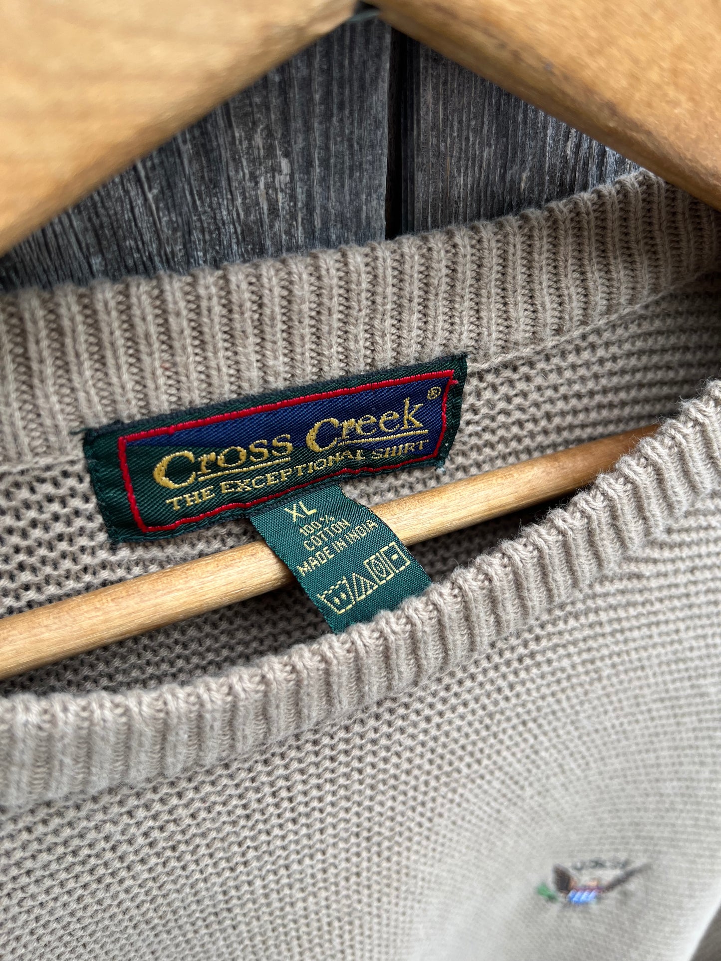 90s Cross Creek US Golf Association Knit Cotton Sweater (XL)