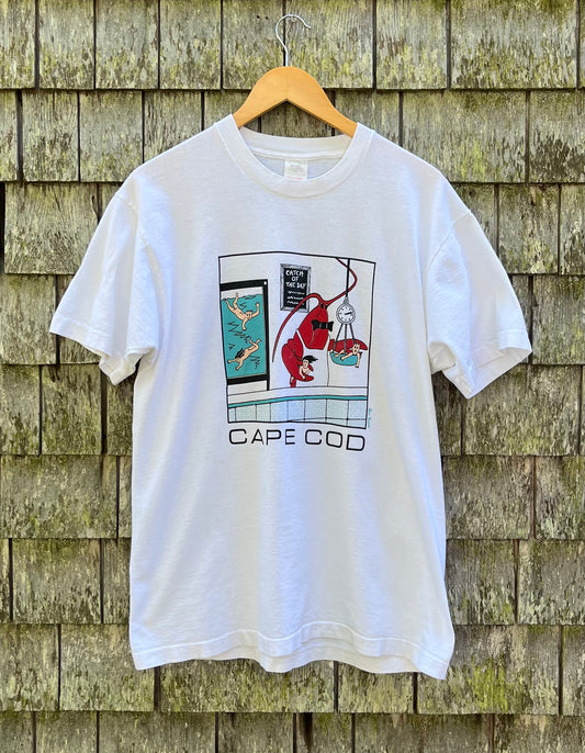 90s Cape Cod Lobster Pound 'Catch of the Day' T-Shirt (L)