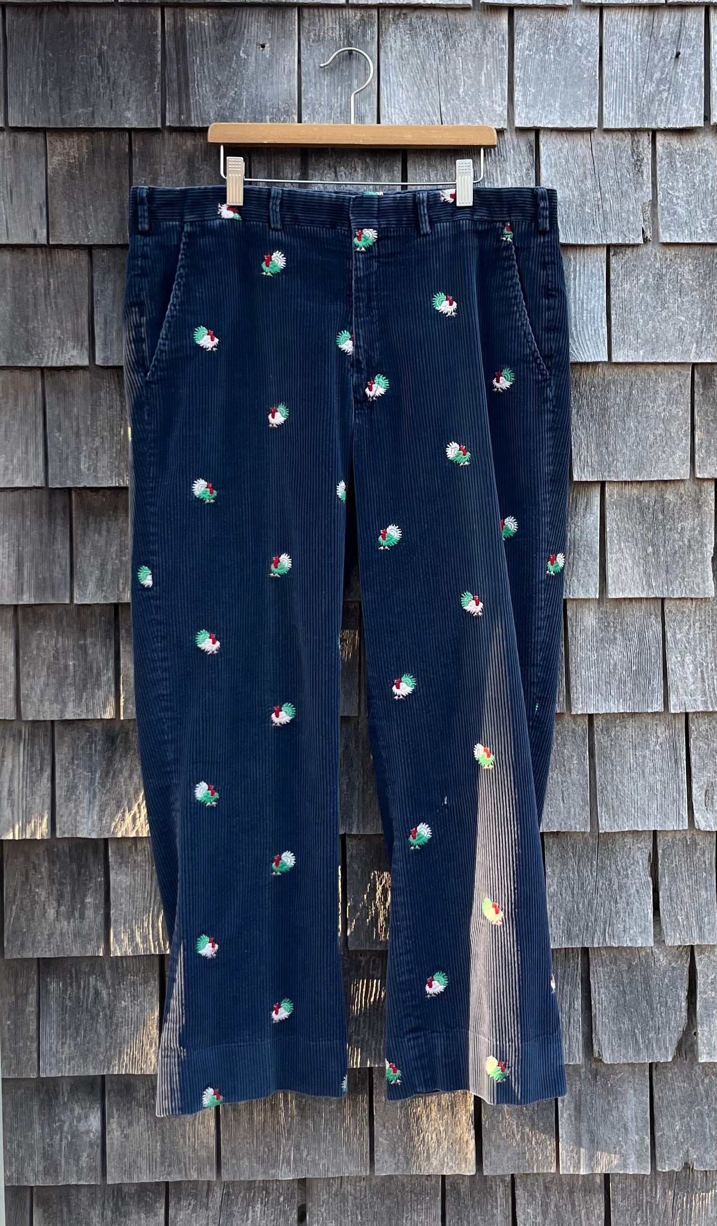 80s Puritan of Cape Cod Thanksgiving Turkey Corduroy Pants (36/28)