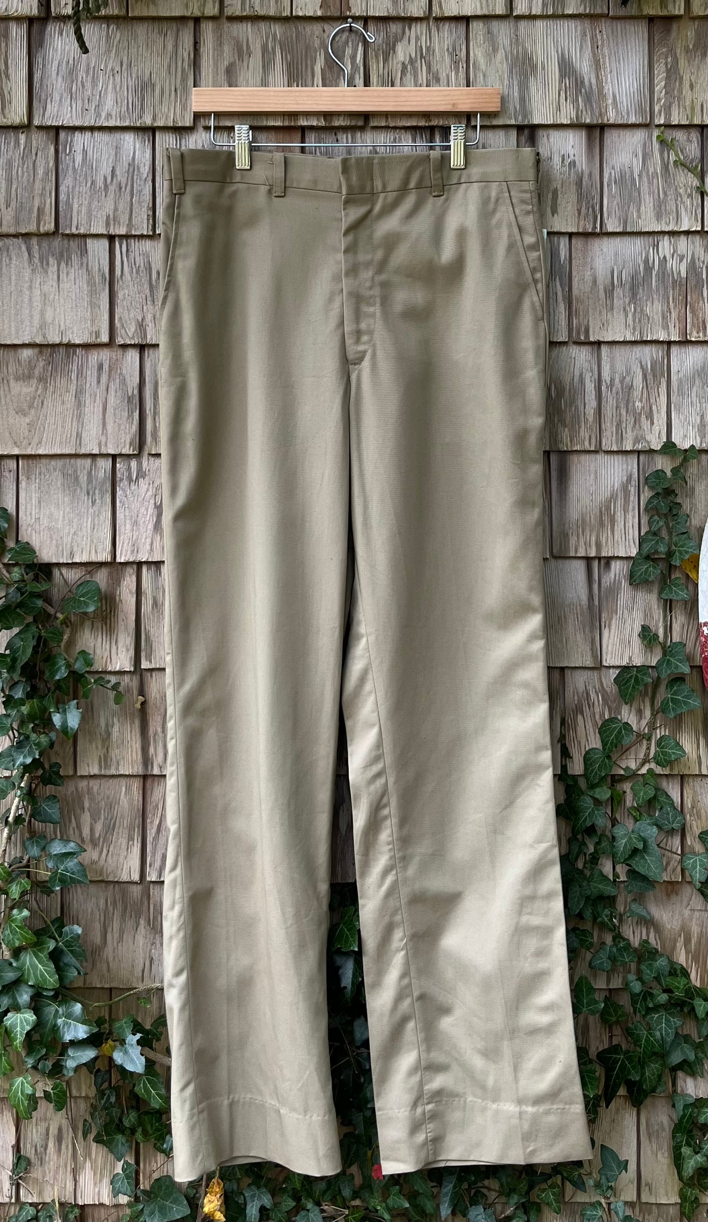 80s Harvard Coop Deadstock Cotton Chino Trousers (34/32)