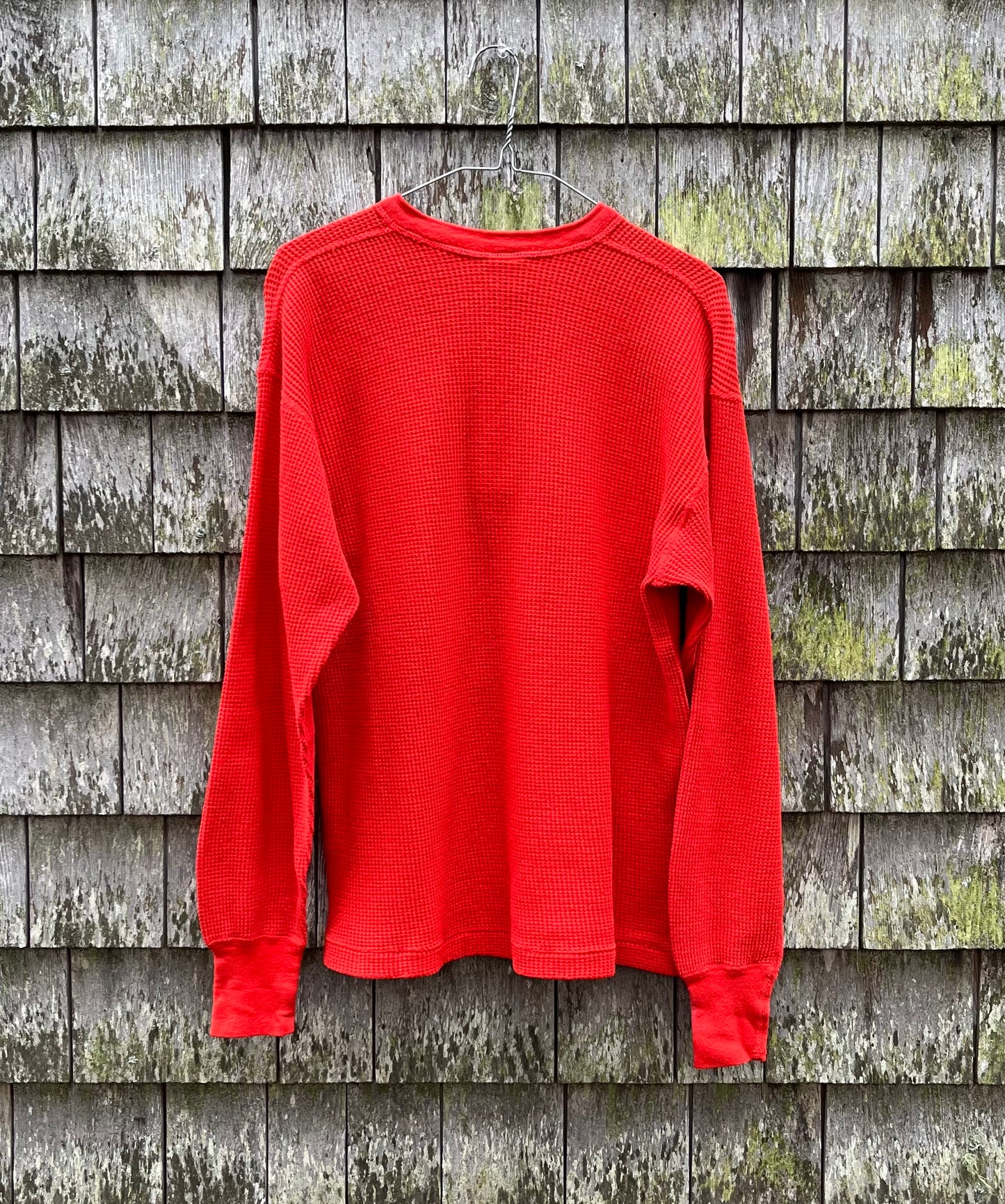 90s GAP Henley Collar Cotton Thermal Shirt (M/L)