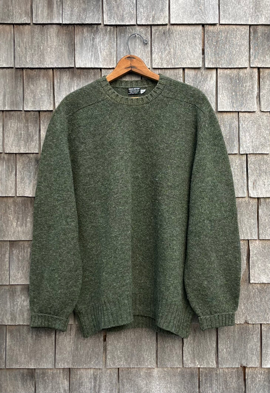 70s Brooks Brothers Shetland Wool Sweater (XL)