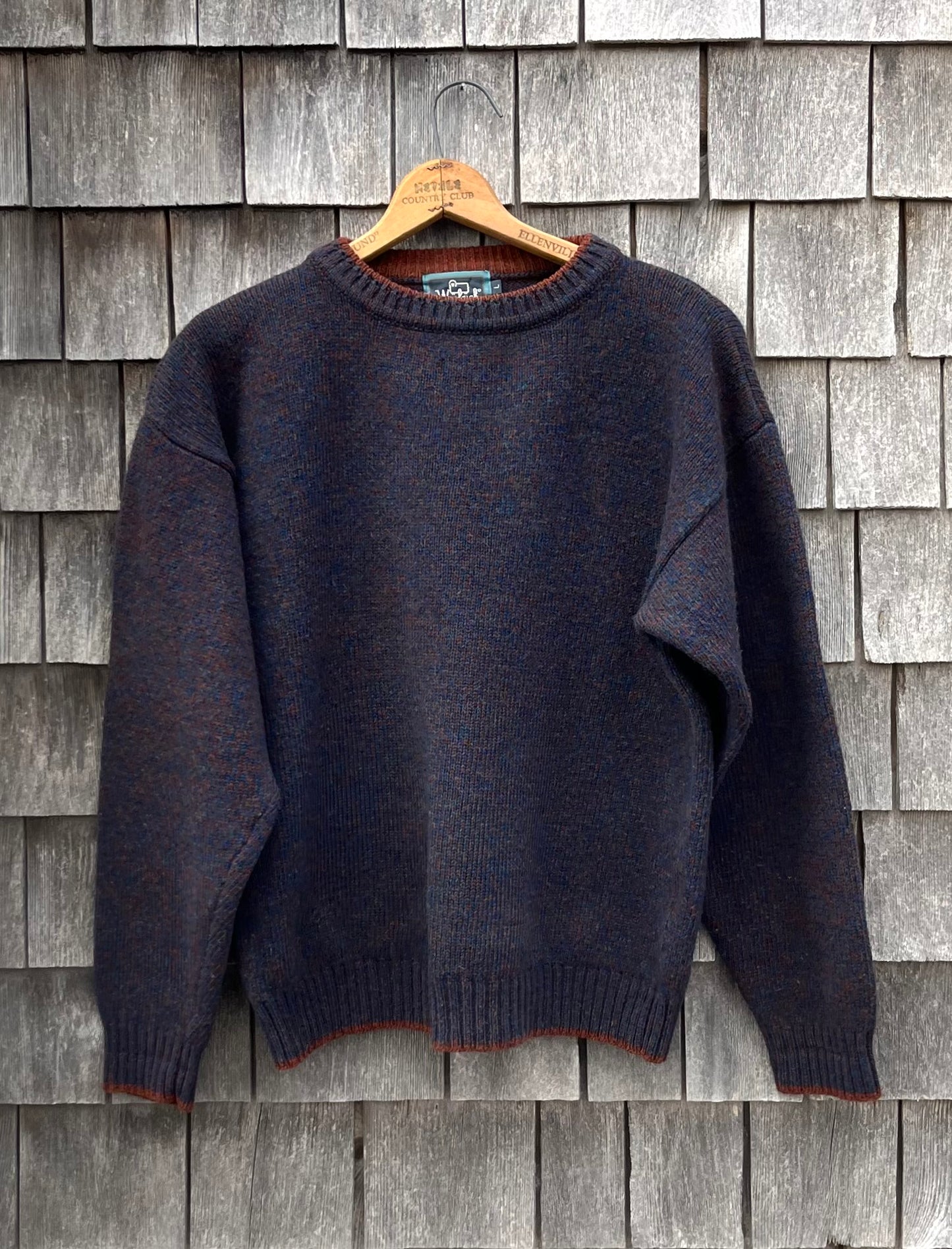 90s Woolrich Hand Framed Fleck Wool Sweater (XL)