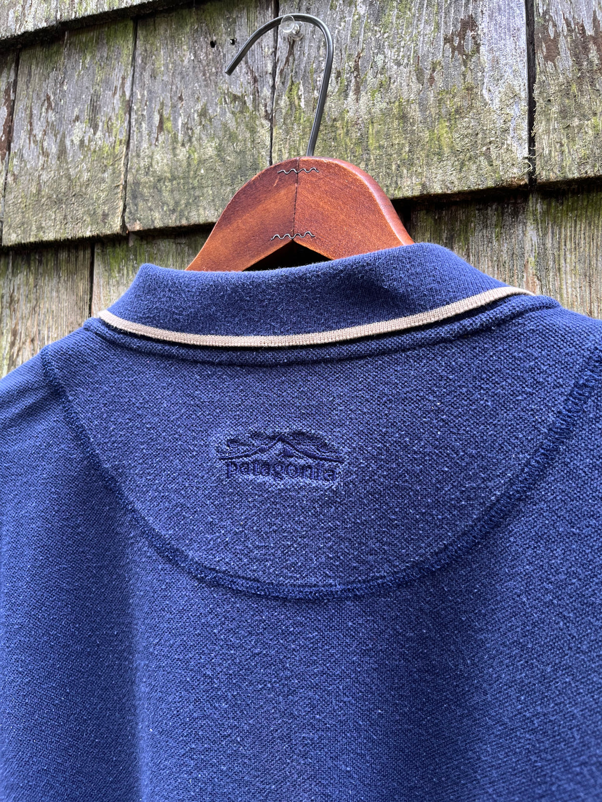 90s Patagonia Quarter Zip Collar Long Sleeve Polo Shirt (XL)