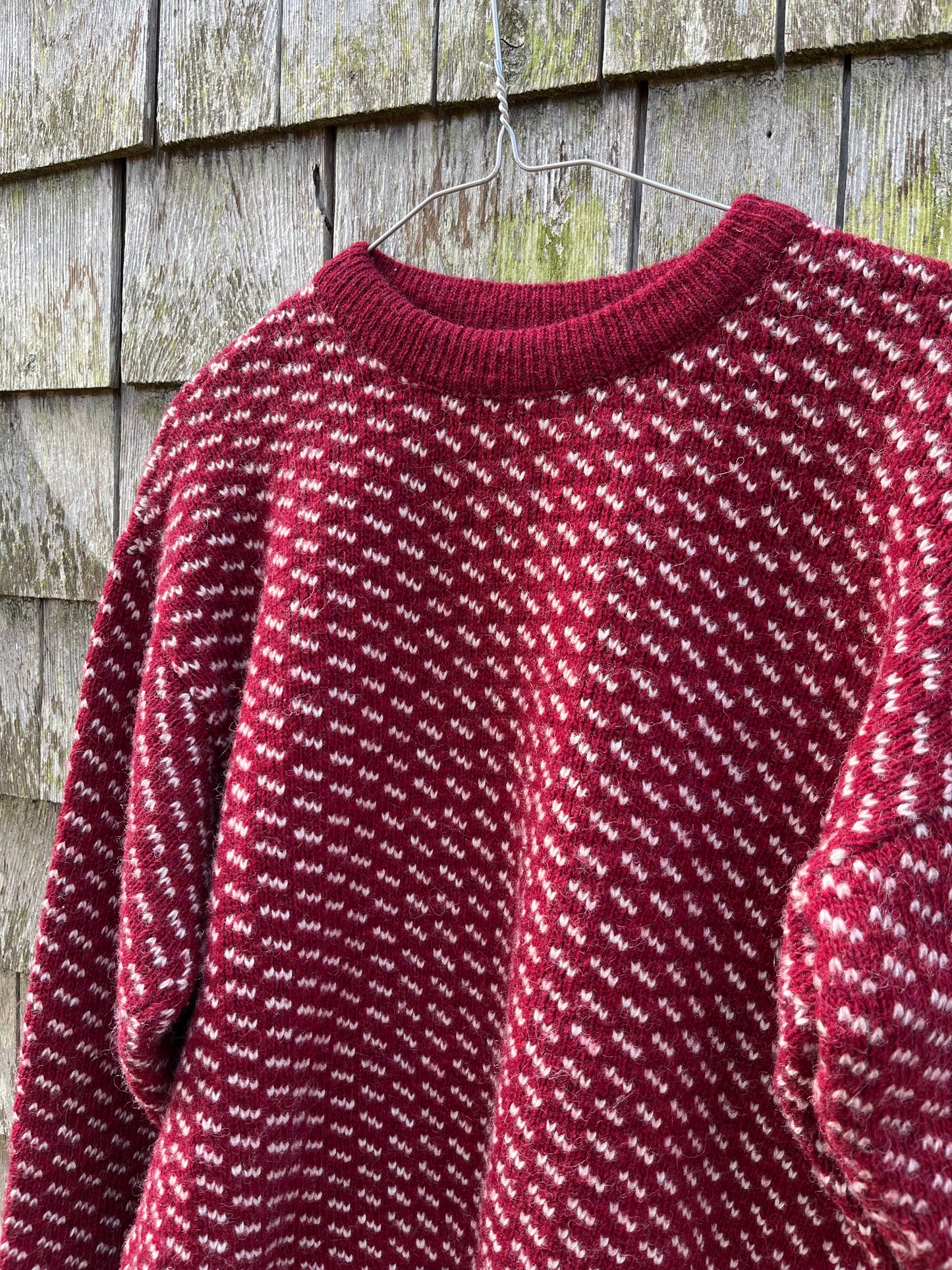 90s L.L. Bean Wool Birdseye Sweater (M/L)