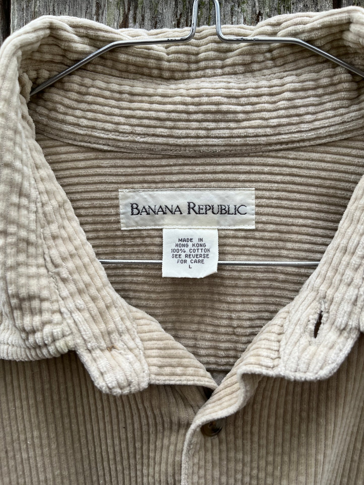 90s Banana Republic Wide Wale Corduroy Shirt (XL/XXL)