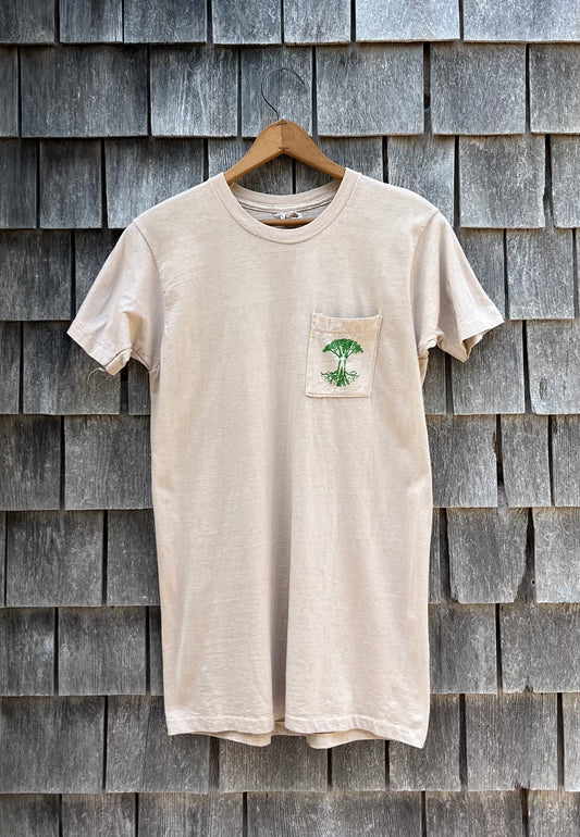 70s Growing Earth Tree Care Pocket T-Shirt (S)