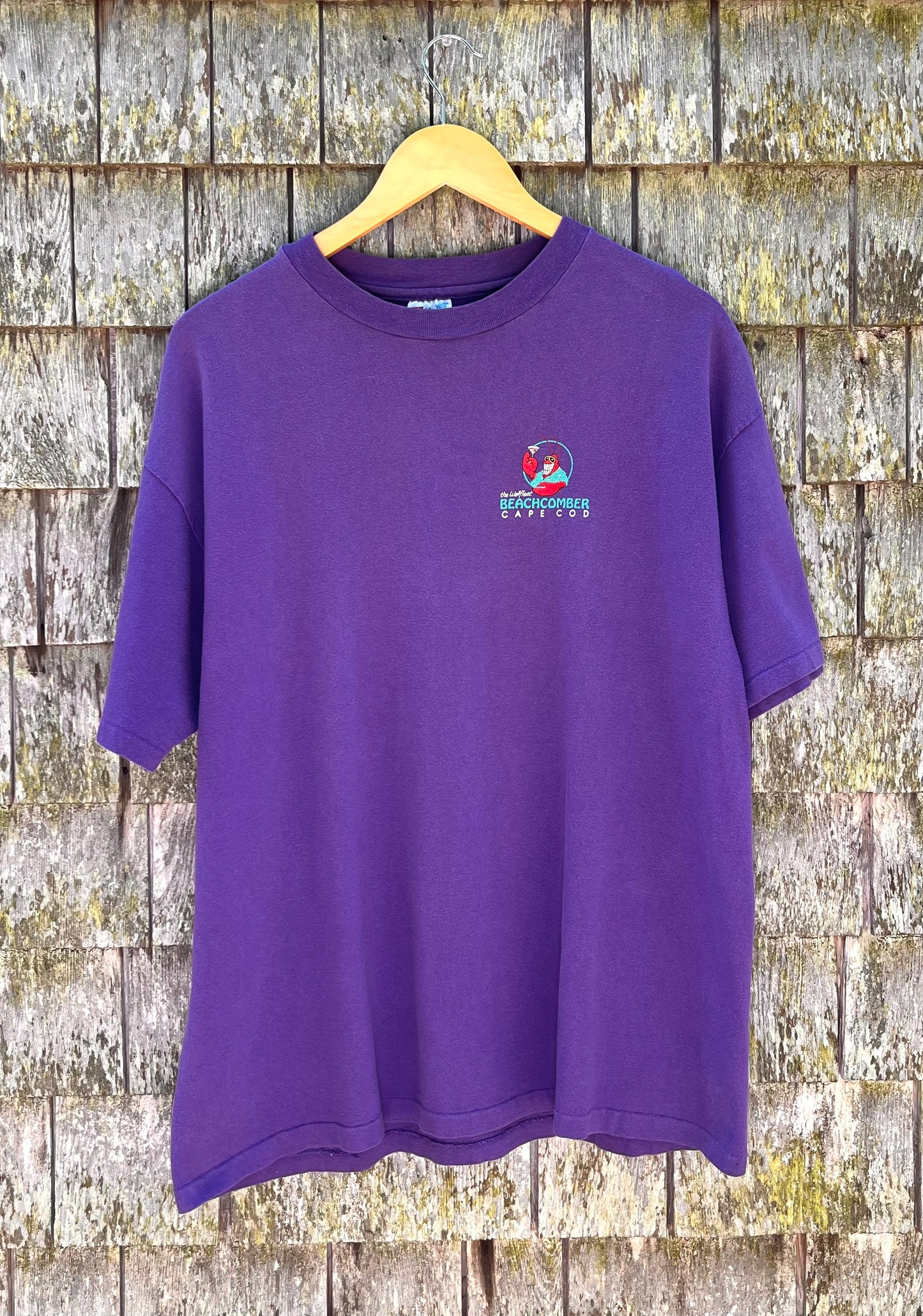 90s Wellfleet Beachcomber Lobster Logo T-Shirt (XL)