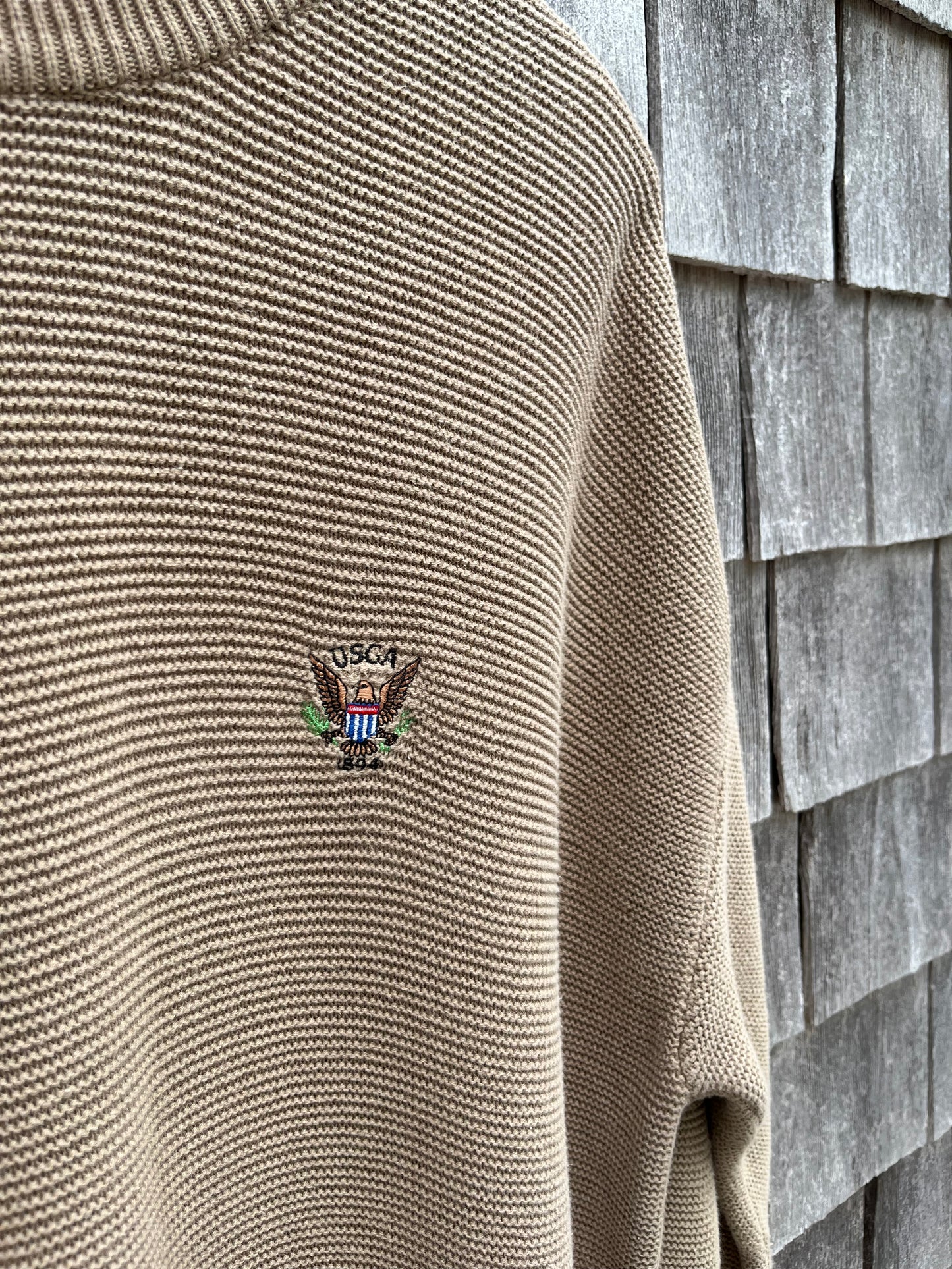 90s Cross Creek US Golf Association Knit Cotton Sweater (XL)