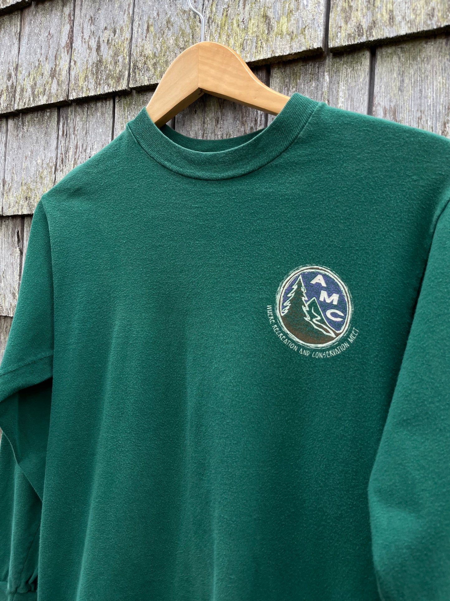 90s Appalachian Mountain Club Galehead Hut New Hampshire Long Sleeve T-Shirt (S)