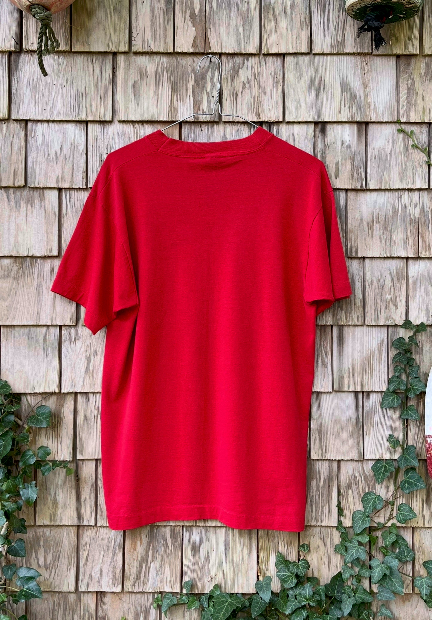 90s Wisconsin Cow Print Musky T-Shirt (M)