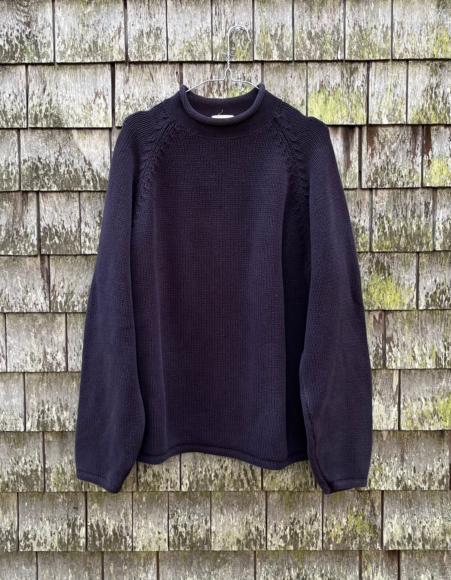 90s J.Crew Cotton Roll Neck Sweater (L/XL)