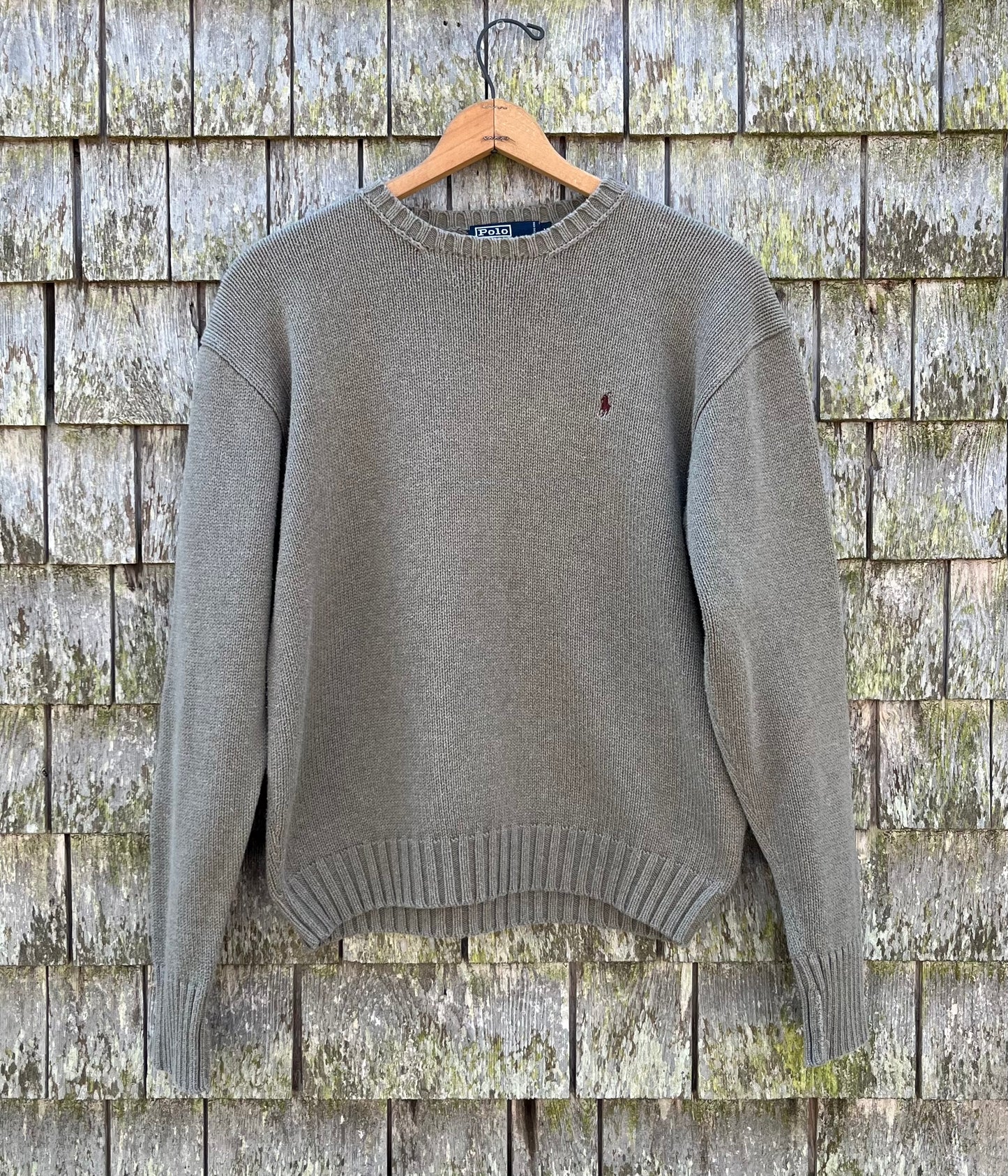 90s Polo Ralph Lauren Crewneck Cotton Knit Sweater (M/L)