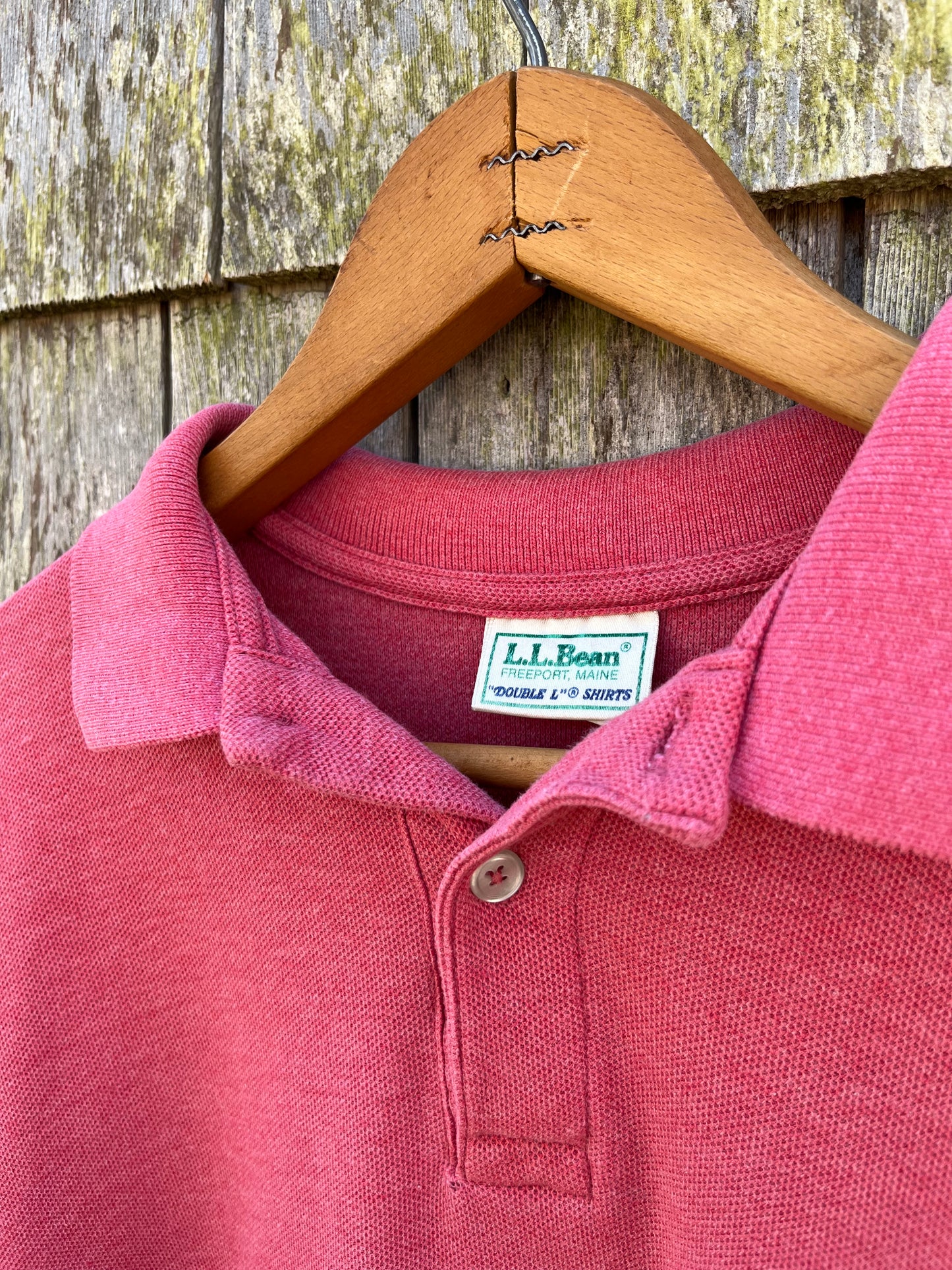 90s L.L. Bean ‘Double L’ Cotton Polo Shirt (M/L)