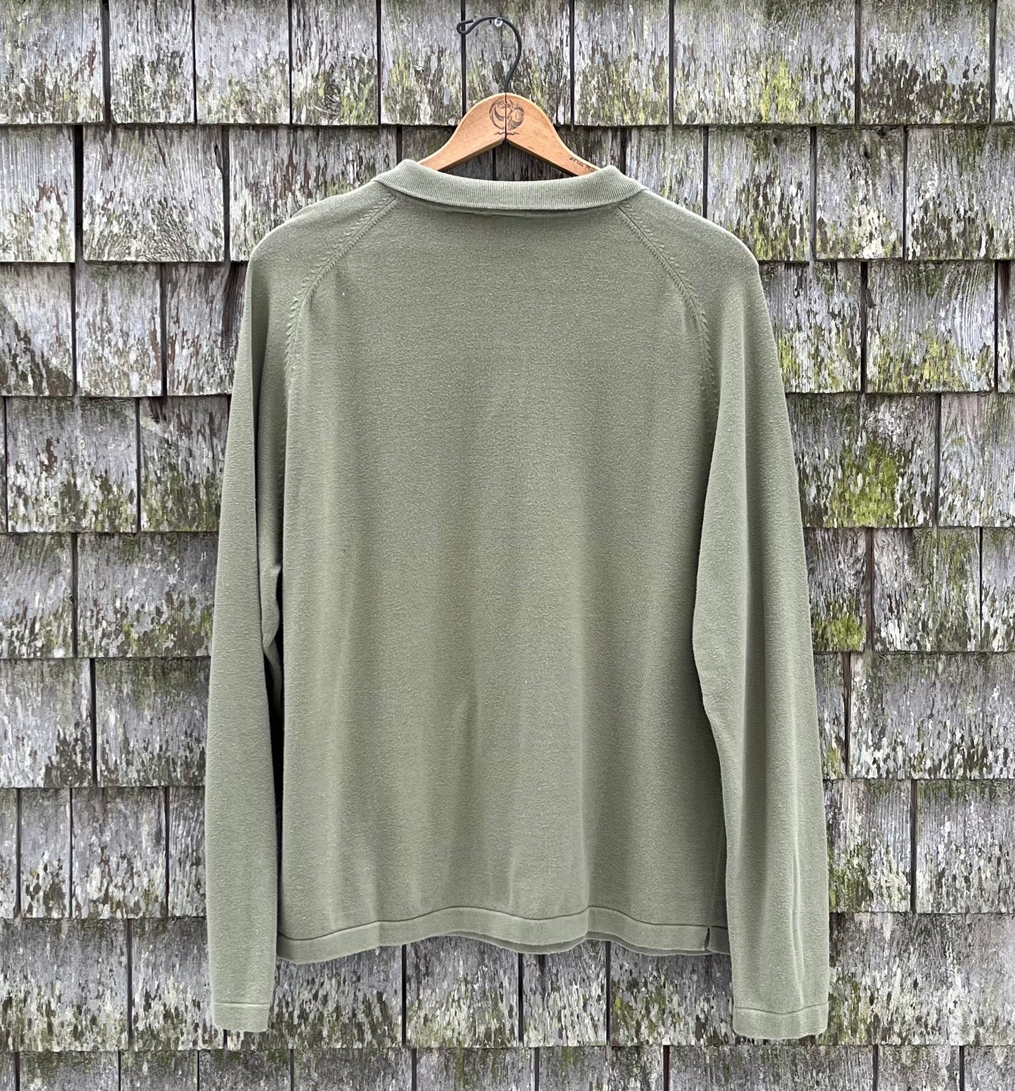 00s GAP Saddle Shoulder Lighweight Cotton Knit Pullover Shirt (XL)