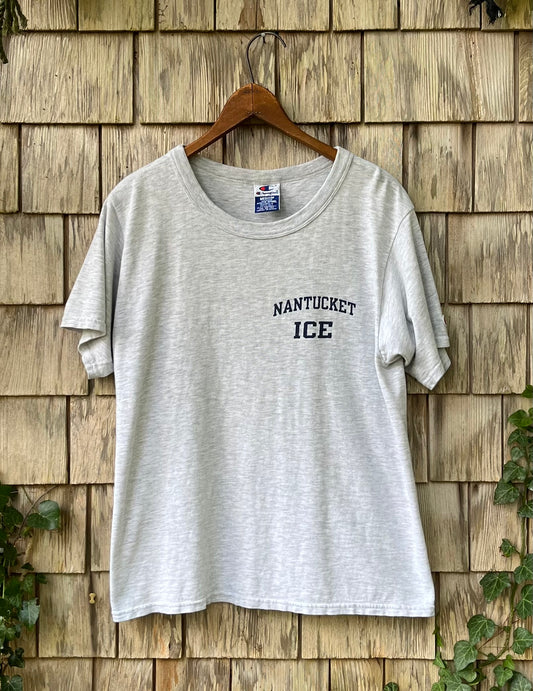 90s Nantucket Ice Hockey Champion T-Shirt (M)