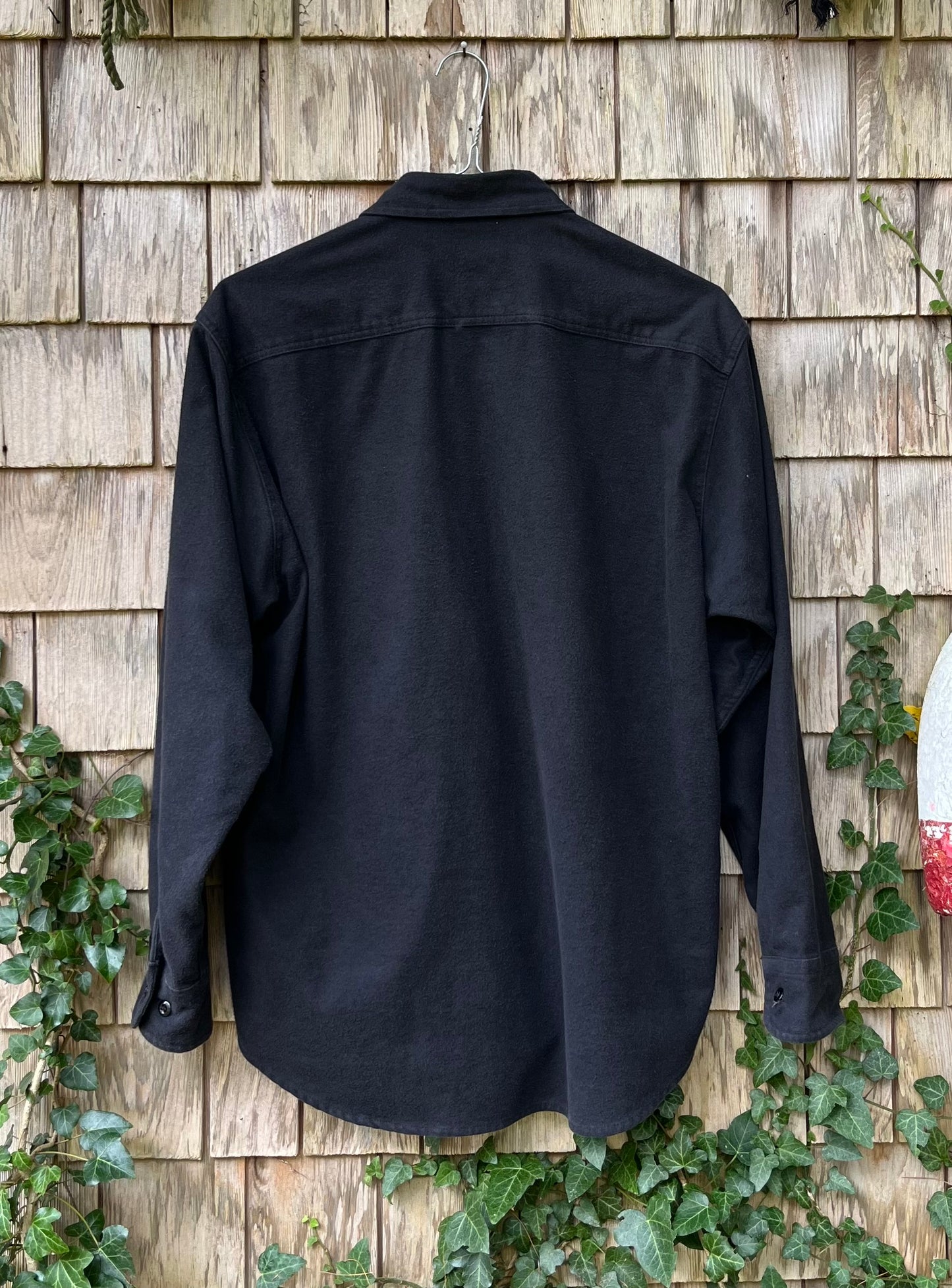 90s Woolrich 'Expedition Chamois' Cotton Flannel Shirt (L)