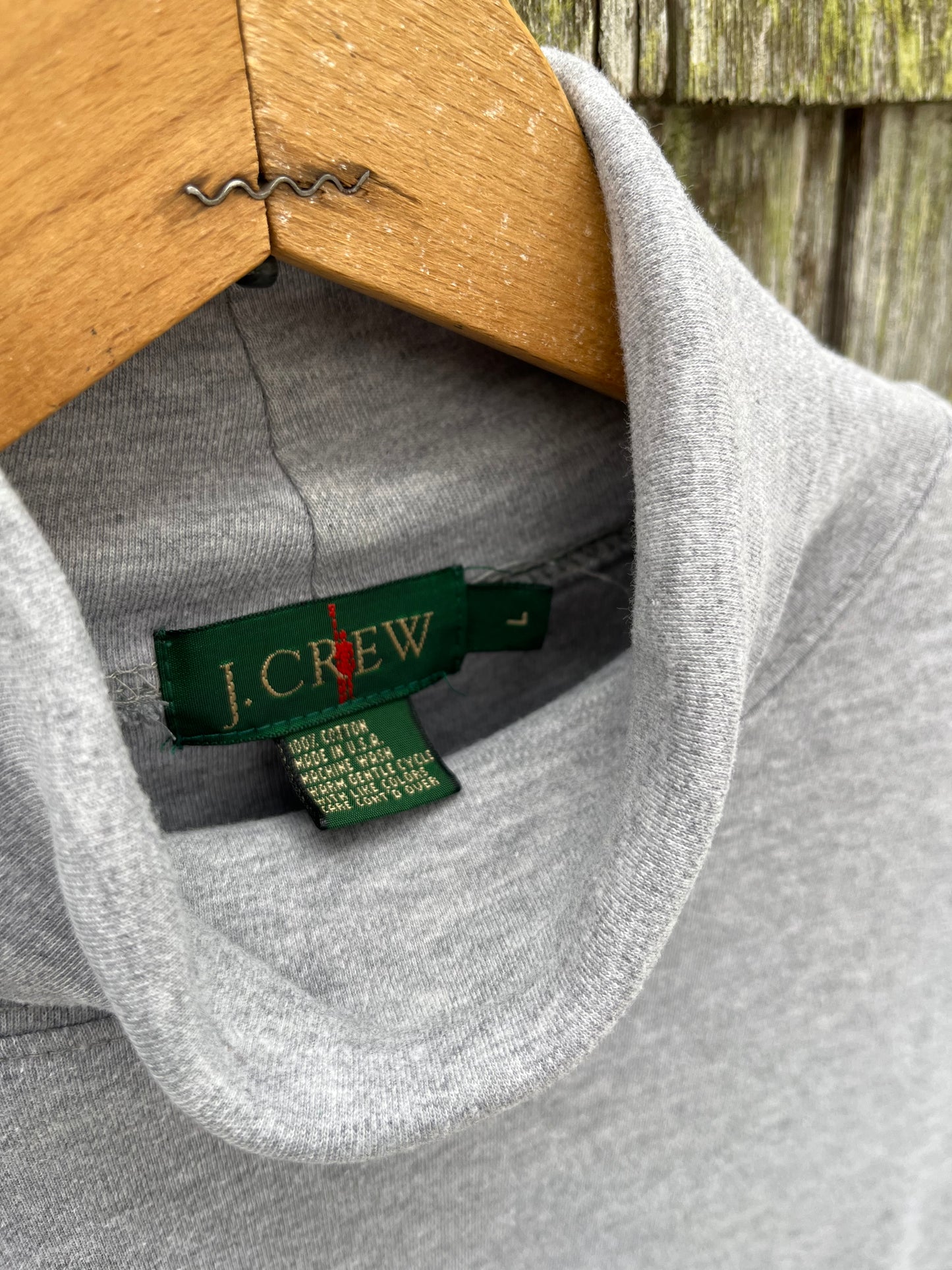 90s J.Crew Cotton Turtleneck Shirt (L)