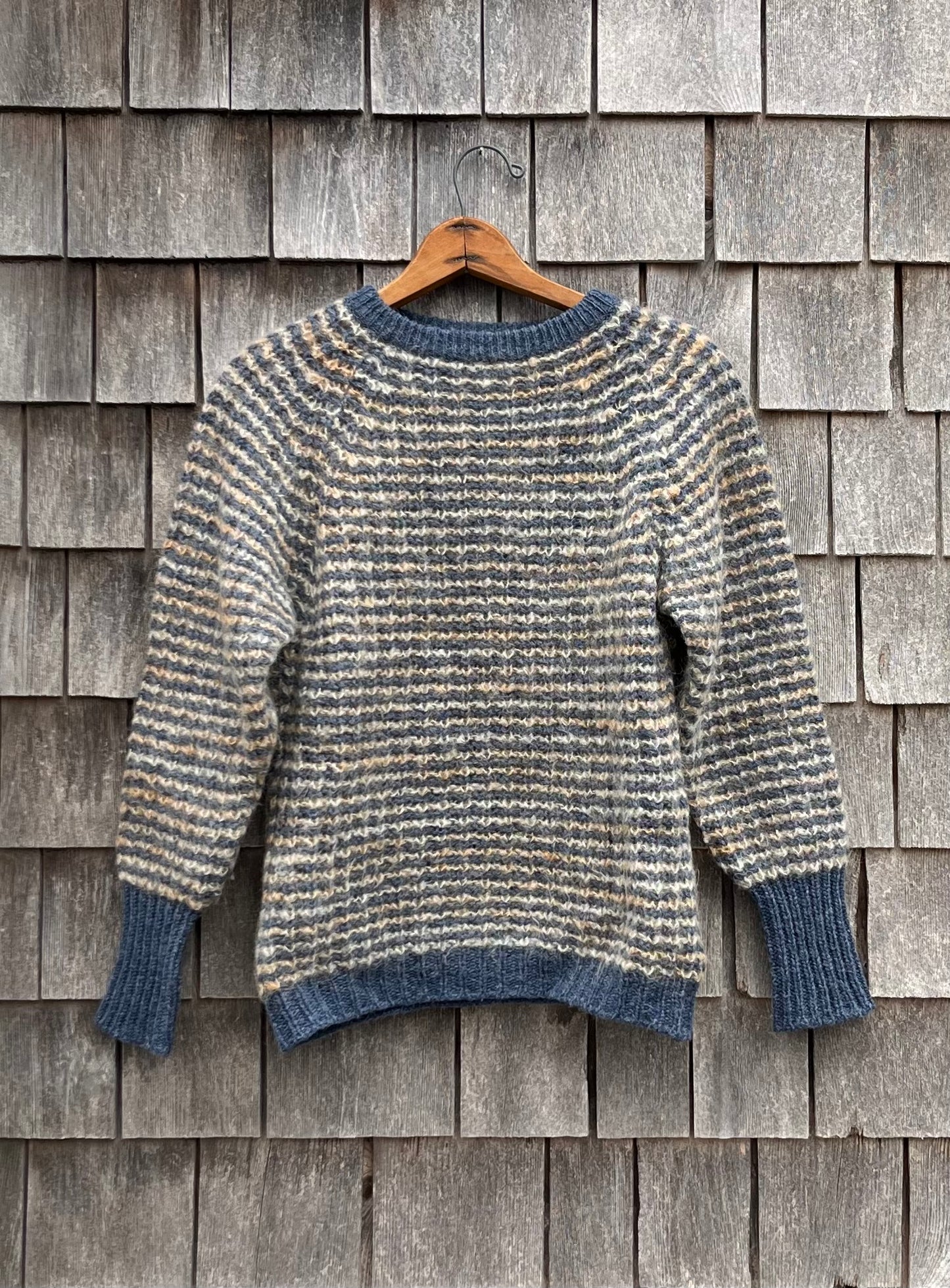 90s Scottish Shetland Mohair Blend Sweater (S)