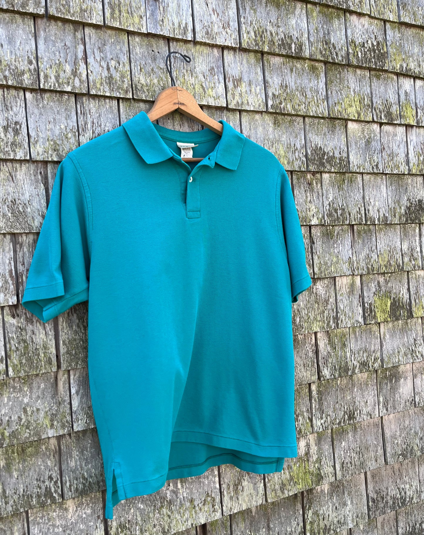 90s L.L. Bean ‘Double L’ Cotton Polo Shirt (L)