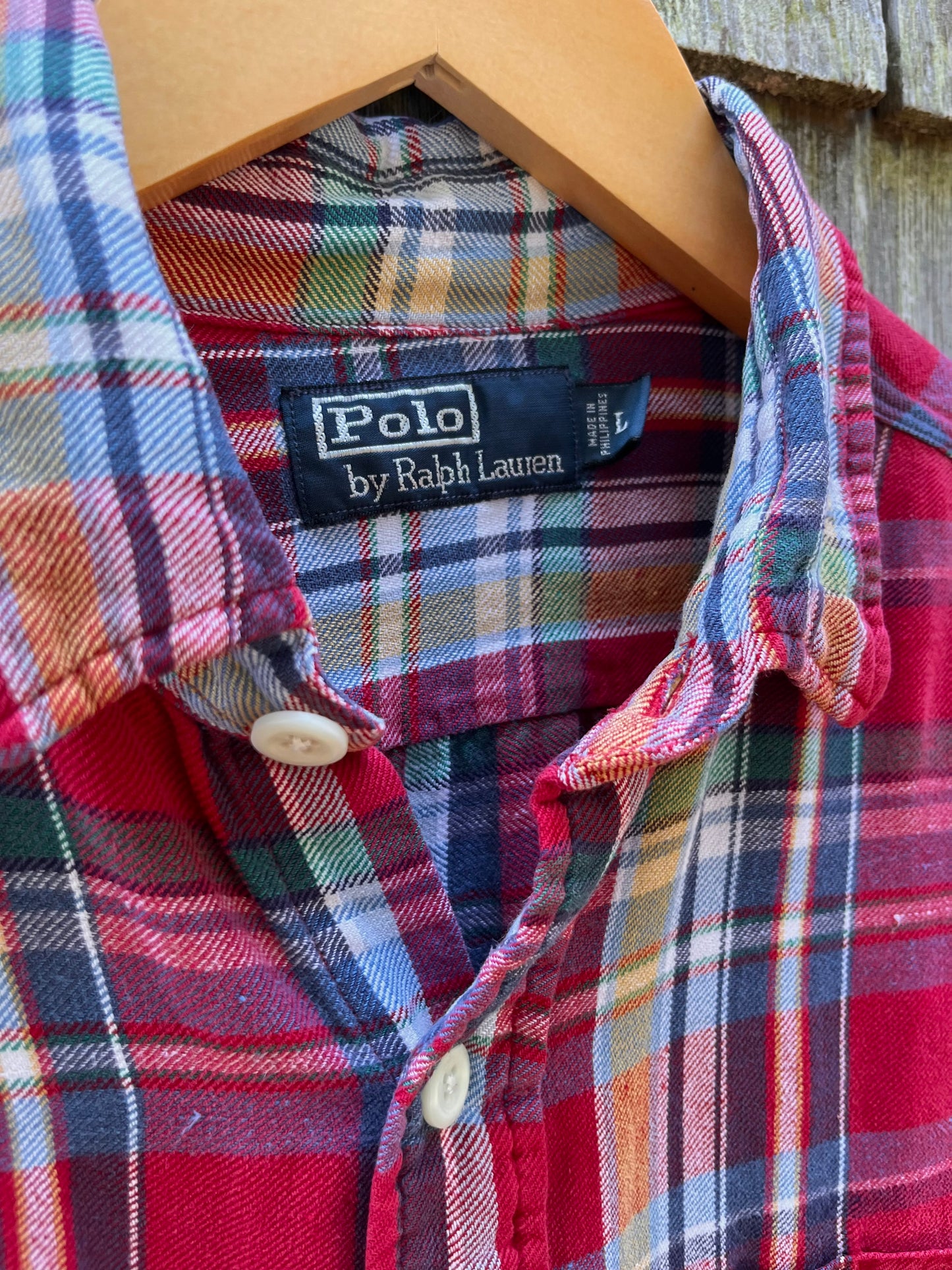 00s Polo Ralph Lauren Linen Silk Blend Button Front Shirt (M/L)