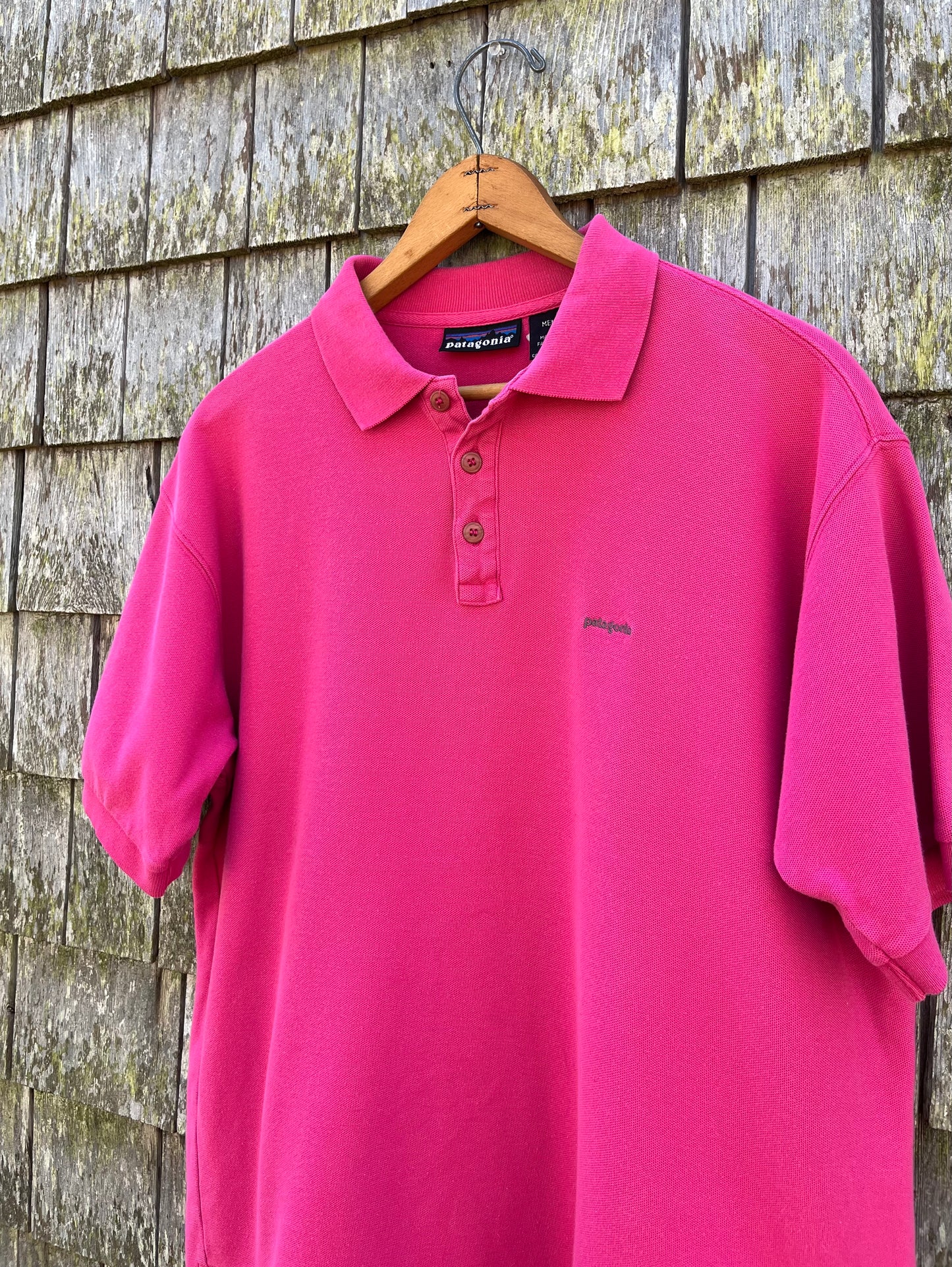 90s Patagonia Cotton Piqué Polo Shirt (M/L)