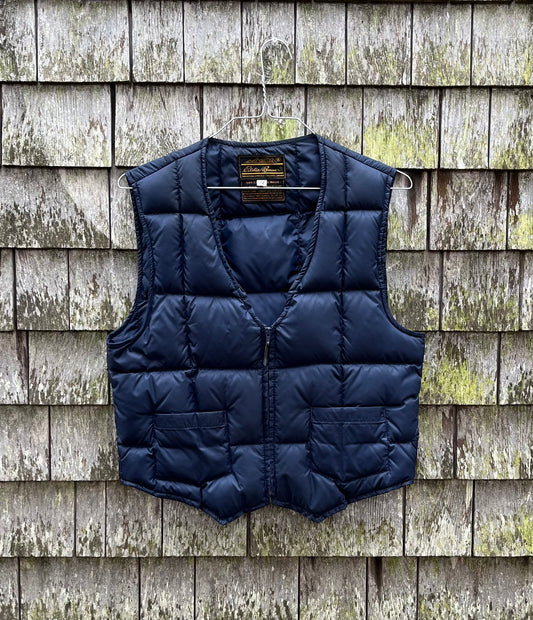 80s Eddie Bauer Quilted Insulated Vest (L)