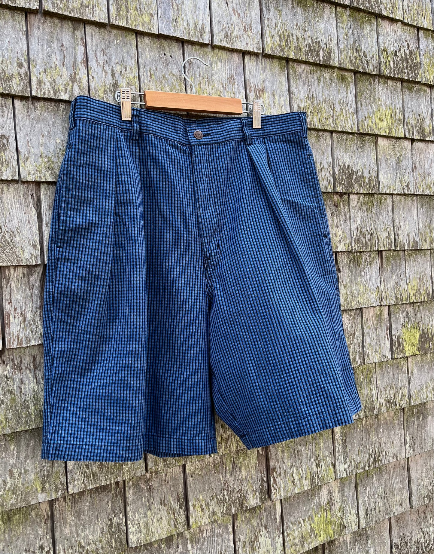 90s Smith & Hawken Check Cotton Twill Shirts (34/9”)