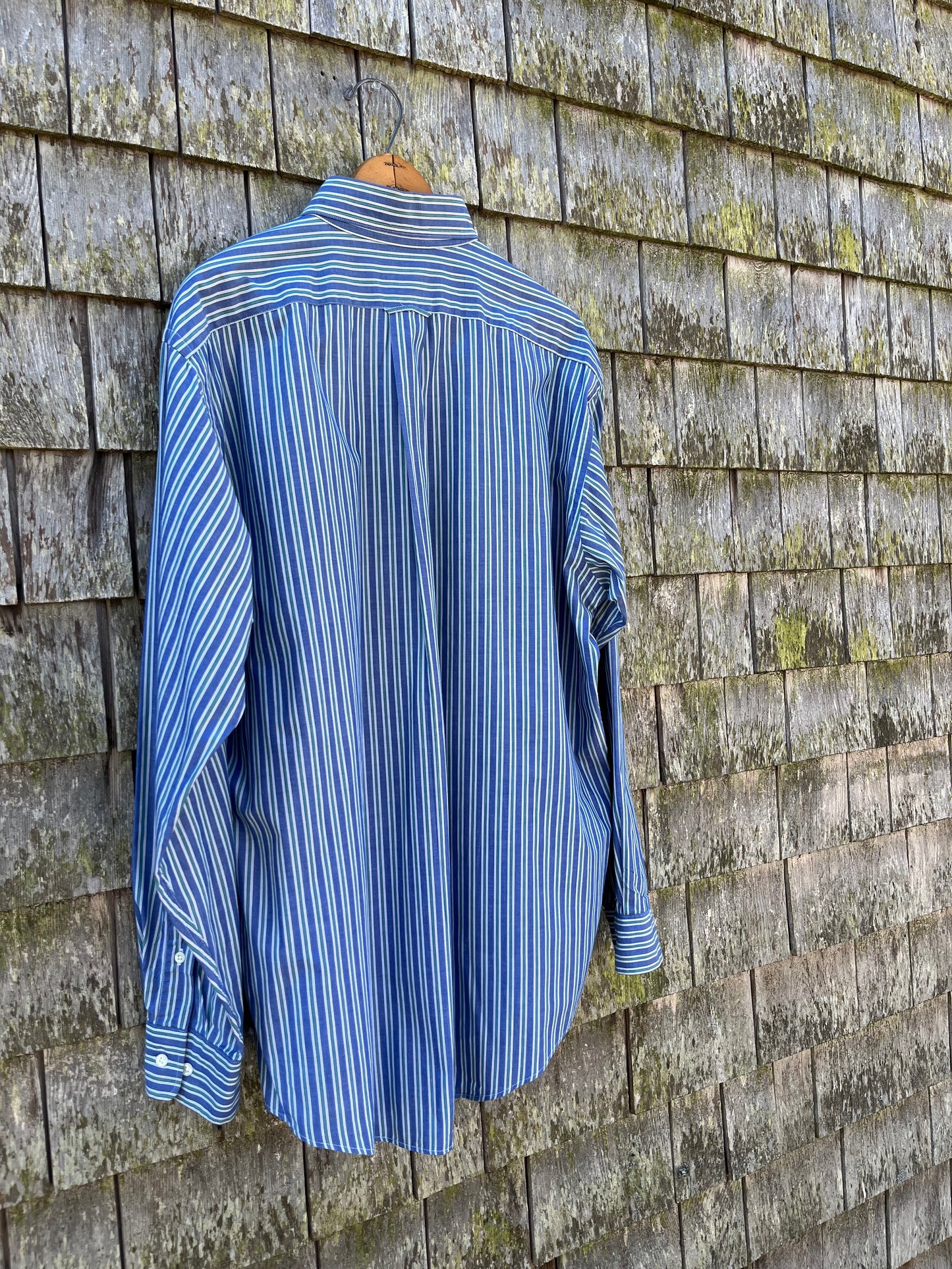 90s BD Baggies Cotton Broadcloth Button Down Shirt (XL)