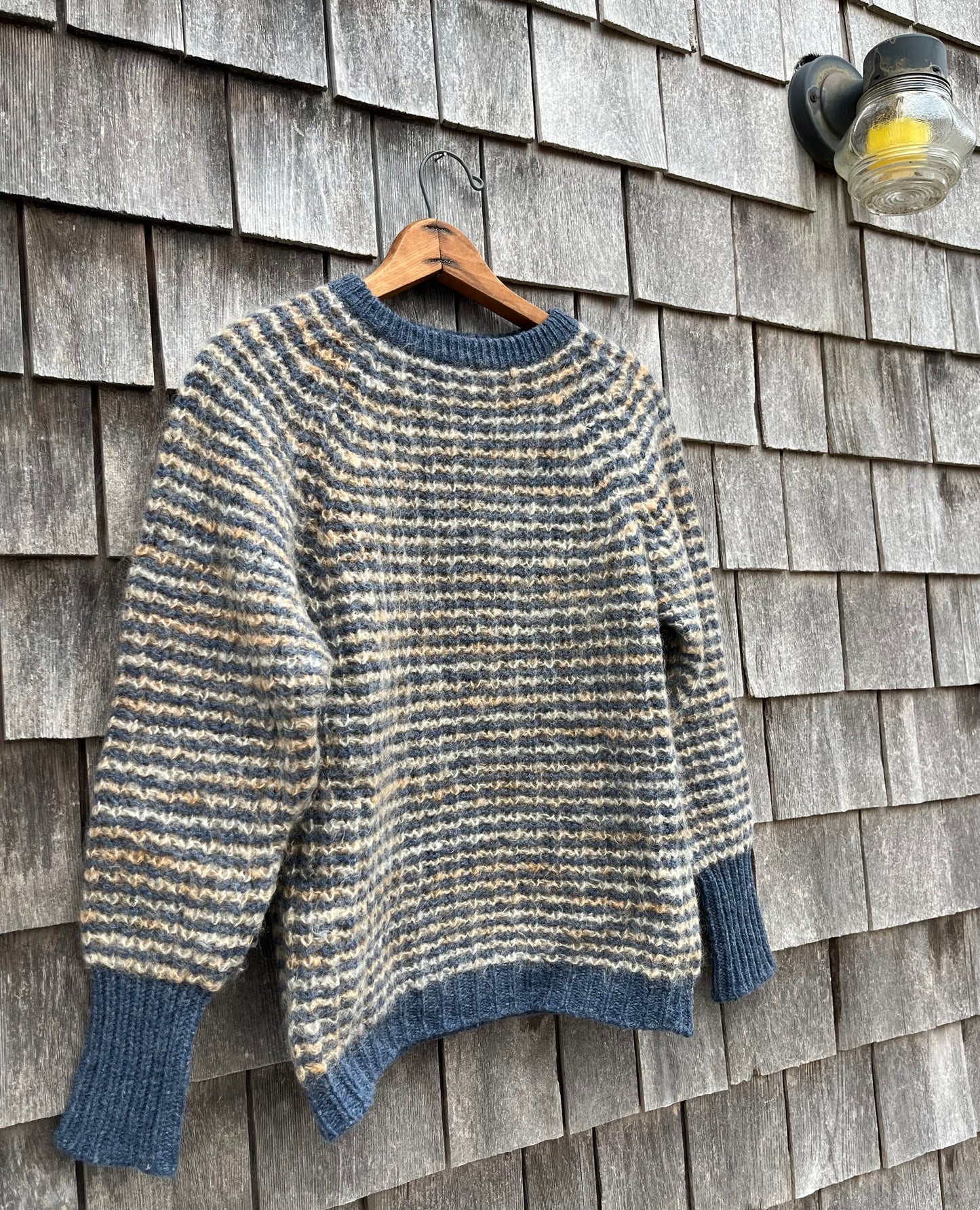 90s Scottish Shetland Mohair Blend Sweater (S)