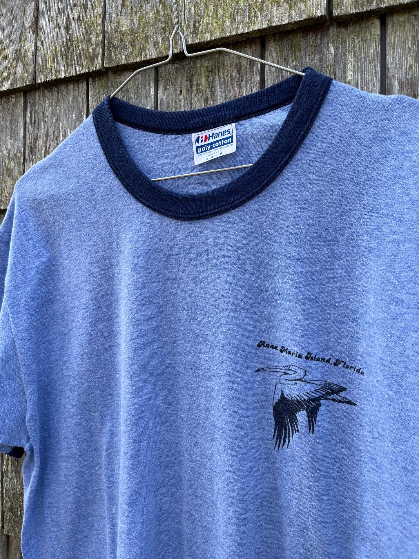 80s Anna Maria Island Sea Jeep Ringer T-Shirt (M/L)