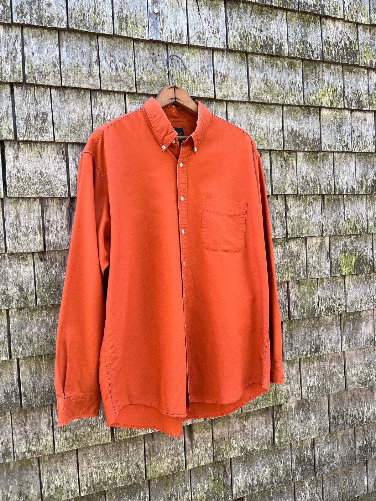 90s J.Crew Cotton Oxford Cloth Button Down Shirt (L/XL)