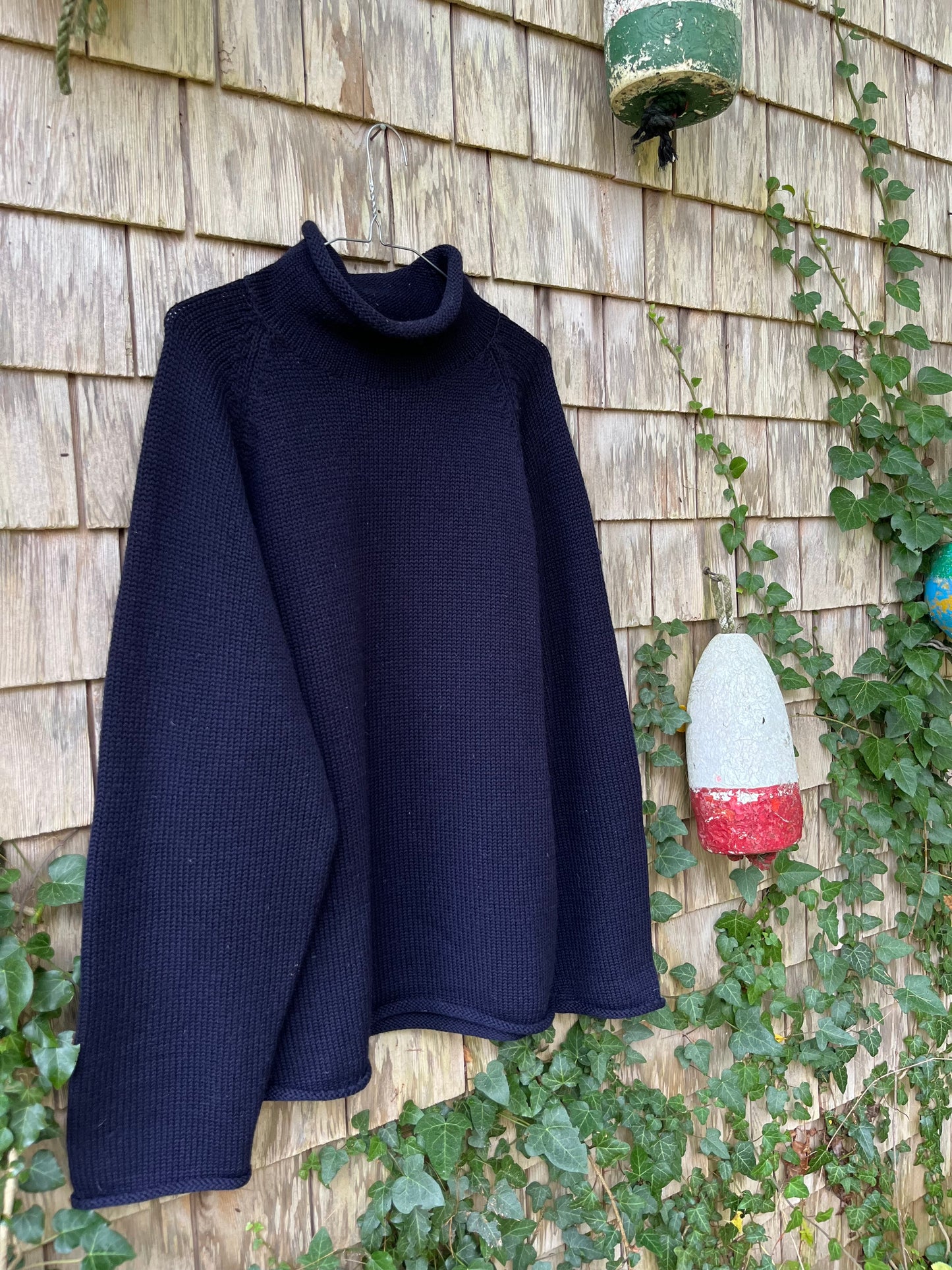 90s J. Crew Wool Knit Rollneck Sweater (XL)