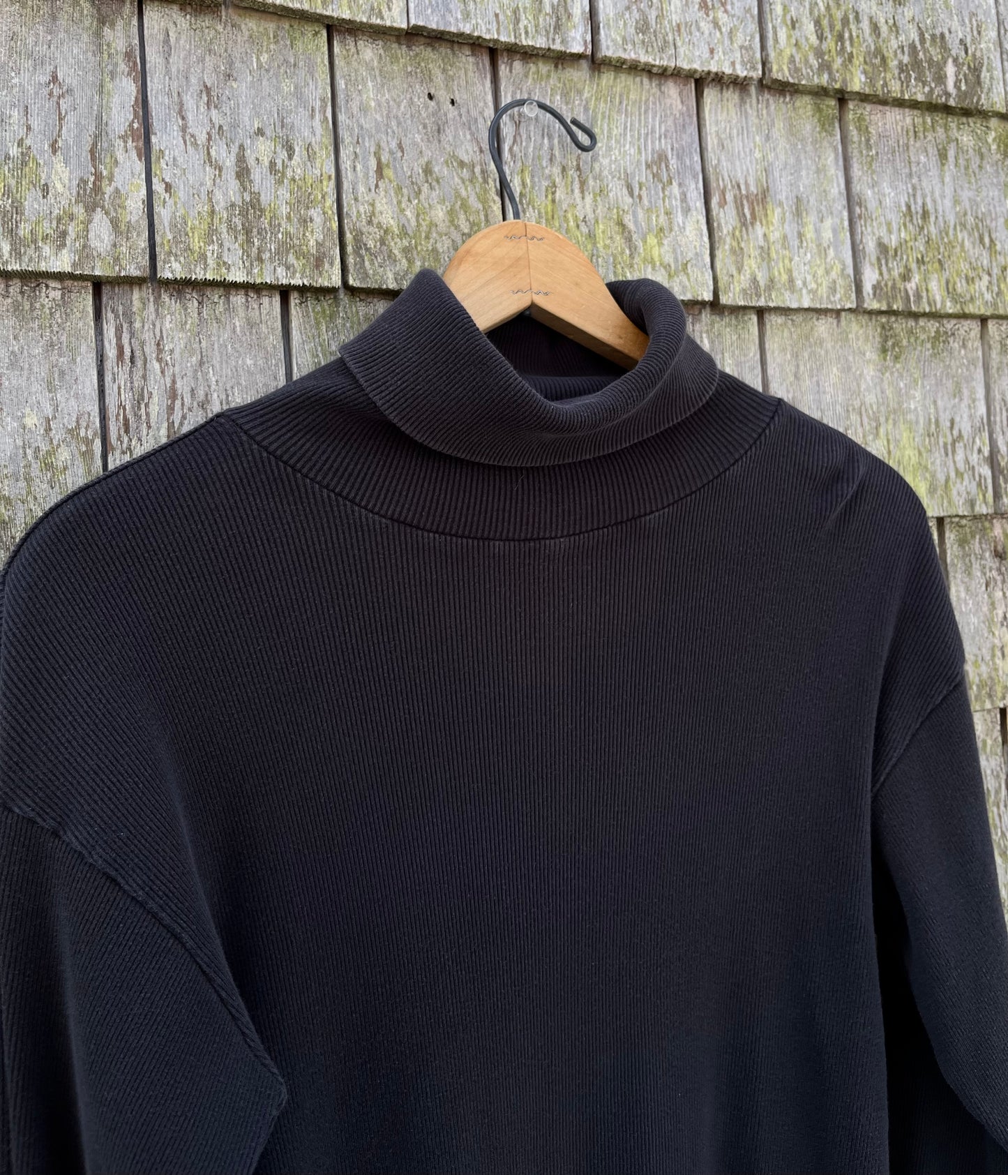 90s Polo Ralph Lauren Ribbed Cotton Turtleneck (L)