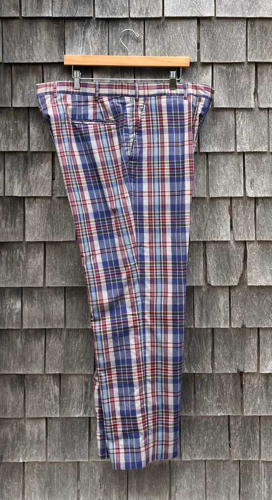 80s Brooks Brothers Madras Plaid Pants (38/29")