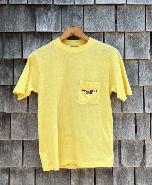 70s Pleasant Bay Classic Chatham Sailing Pocket T-Shirt (S/XS)