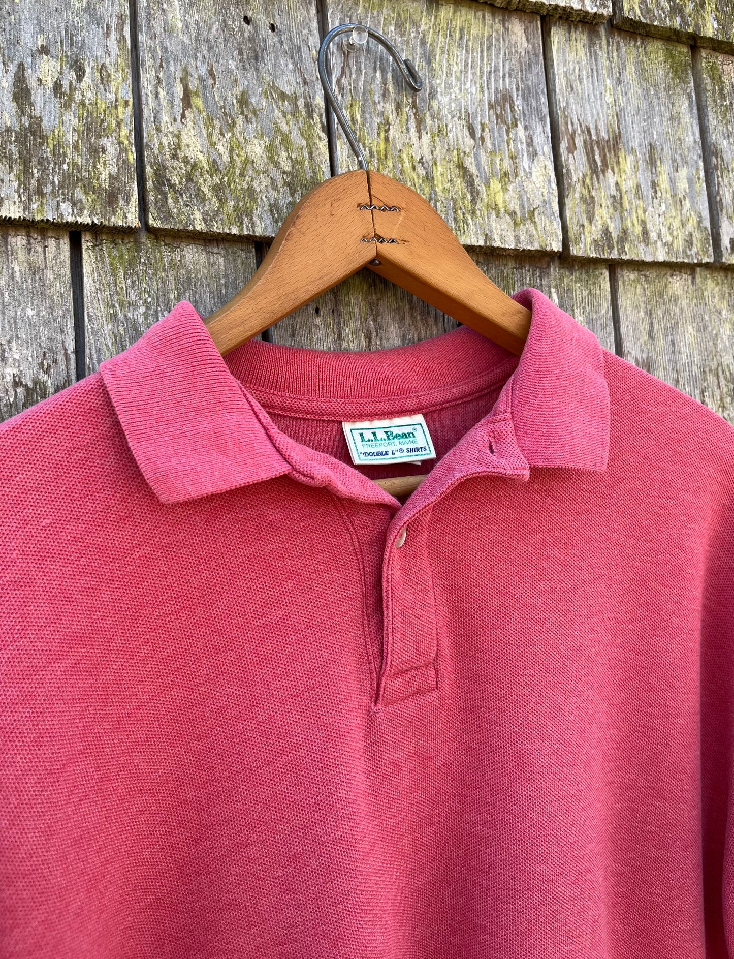 90s L.L. Bean ‘Double L’ Cotton Polo Shirt (M/L)