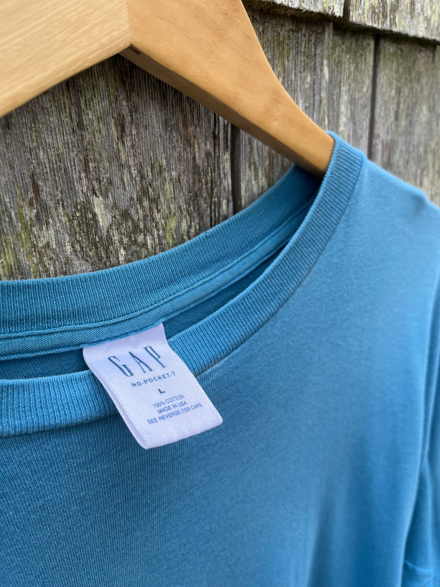 90s GAP Cotton 'No Pocket' T-Shirt (L)