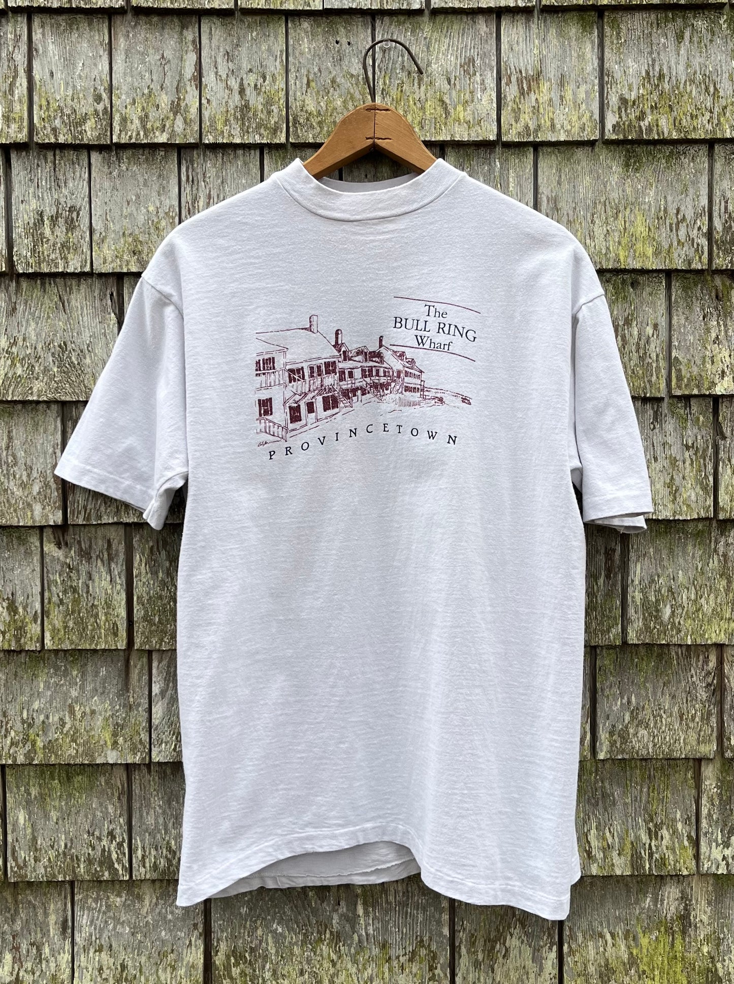 90s Bull Ring Wharf Provincetown T-Shirt (M)