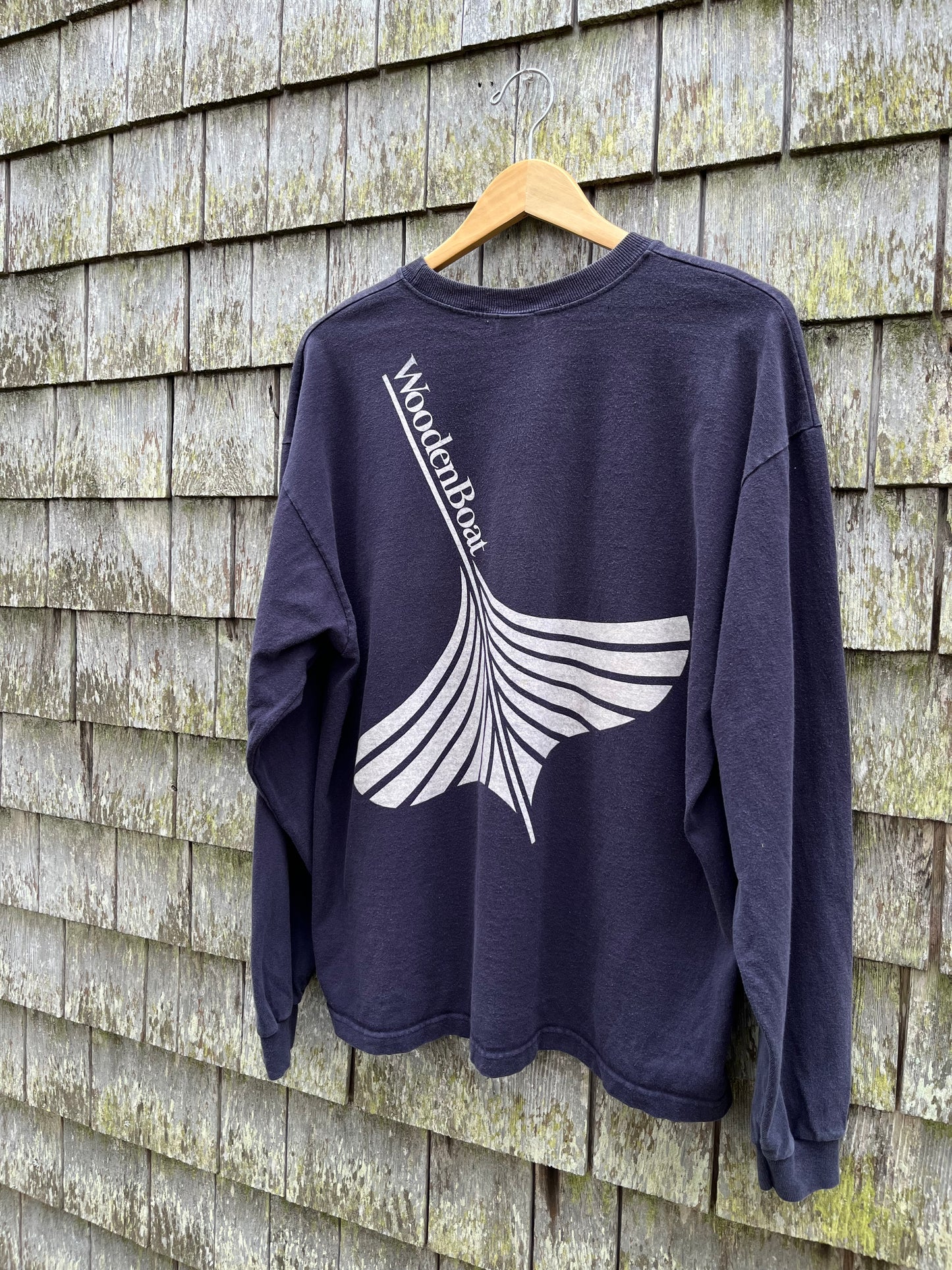 90s WoodenBoat Magazine Long Sleeve T-Shirt (XL)