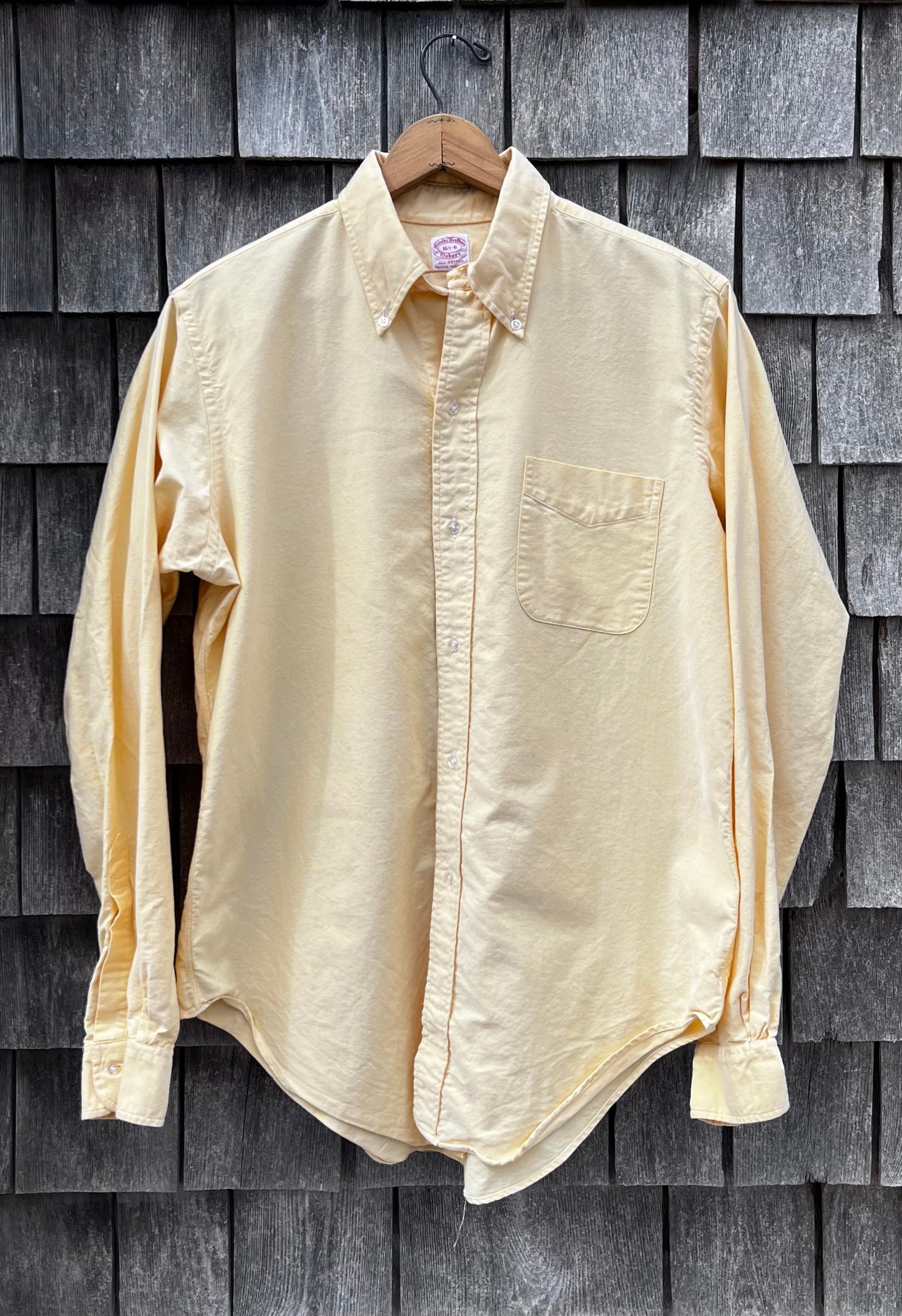 70s Brooks Brothers Makers Oxford Cloth Button Down Shirt (16/6)