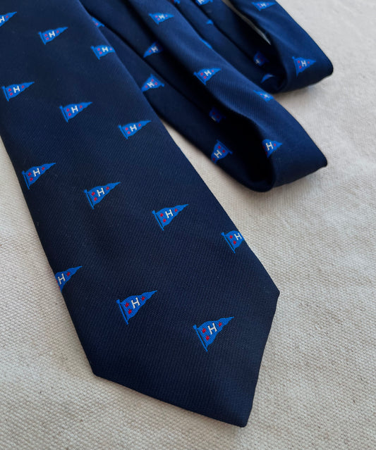 80s Hyannis Yacht Club Burgee Pattern Tie